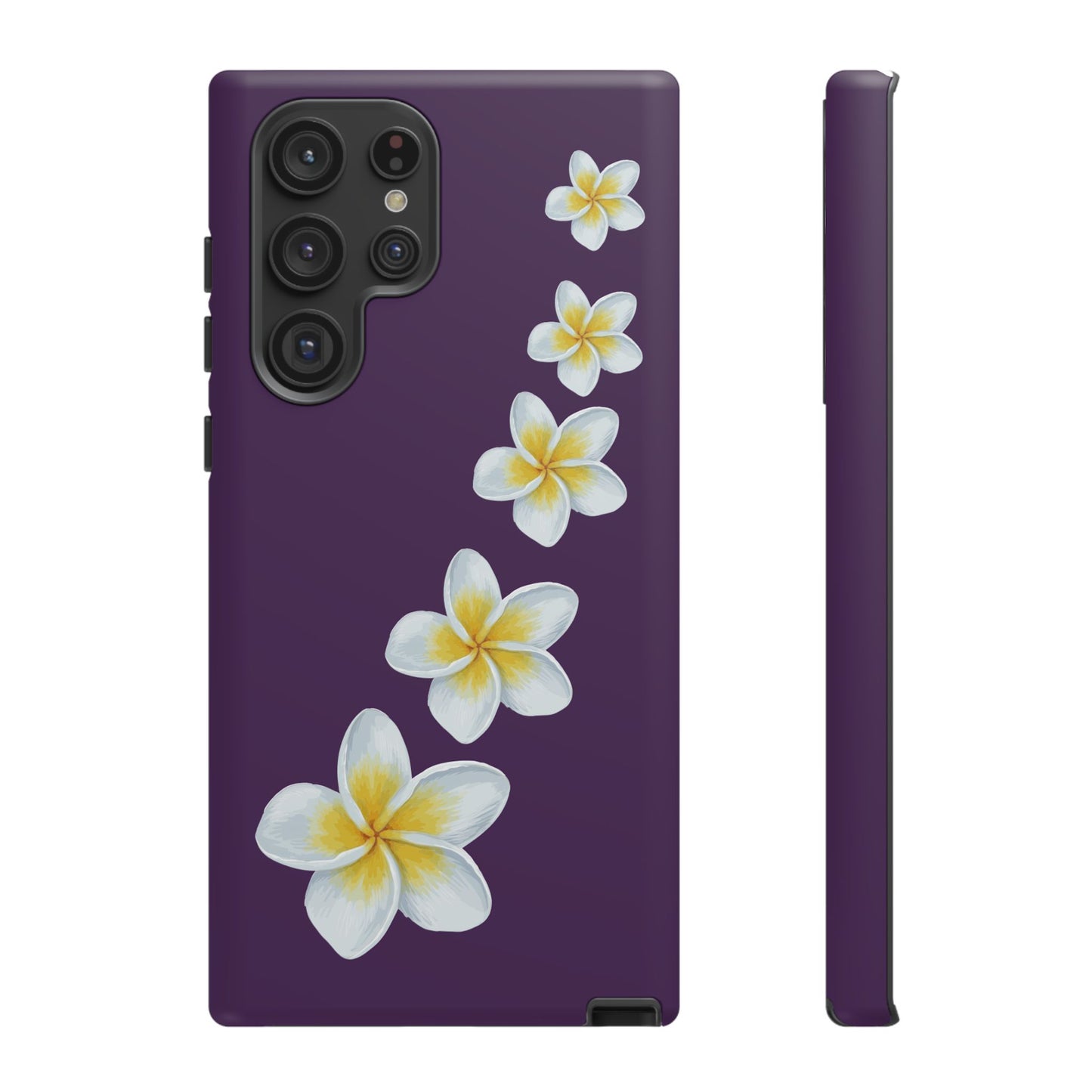 Flower Me Purple Durable Phone Case