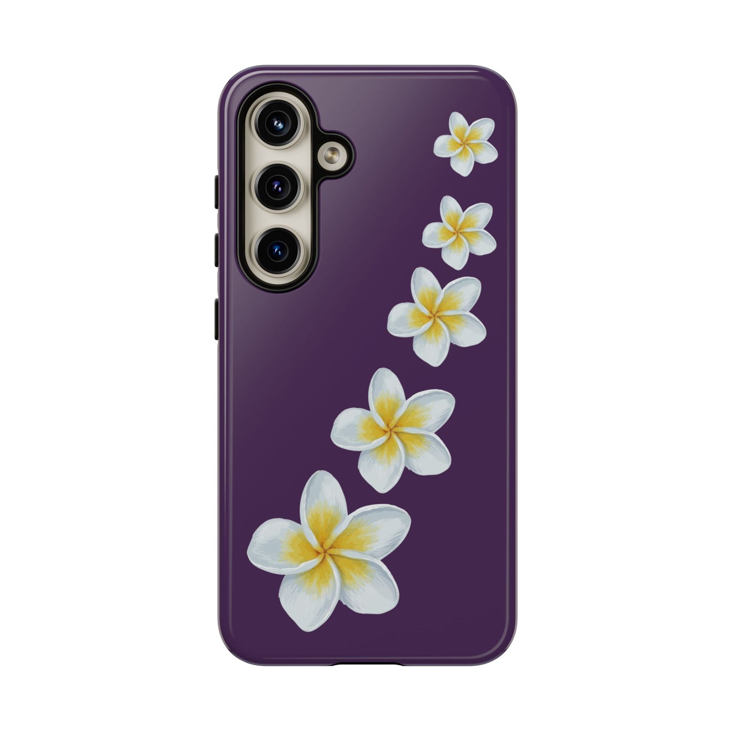 Flower Me Purple Durable Phone Case