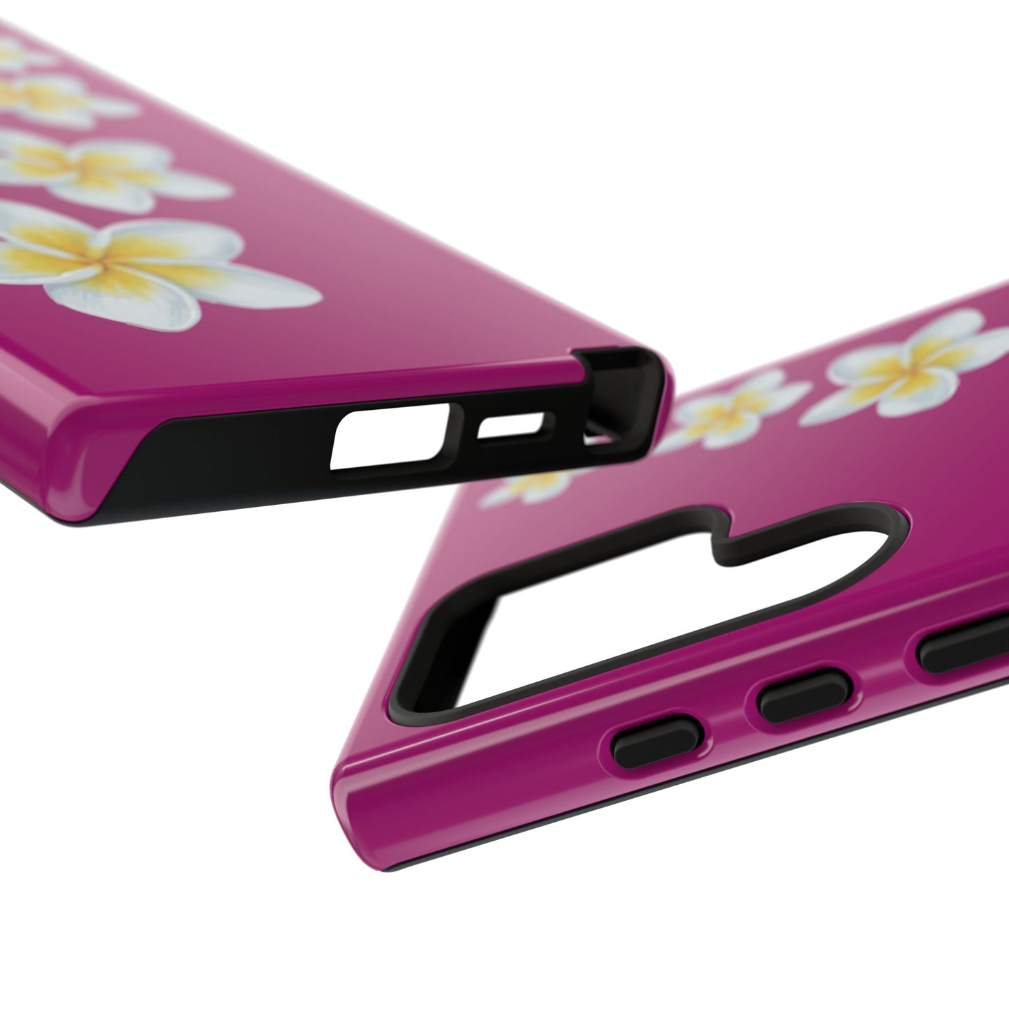 Flower Me Fuchsia Durable Phone Case