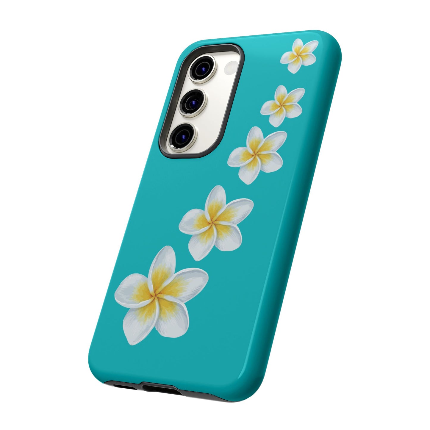 Flower Me Blue Durable Phone Case