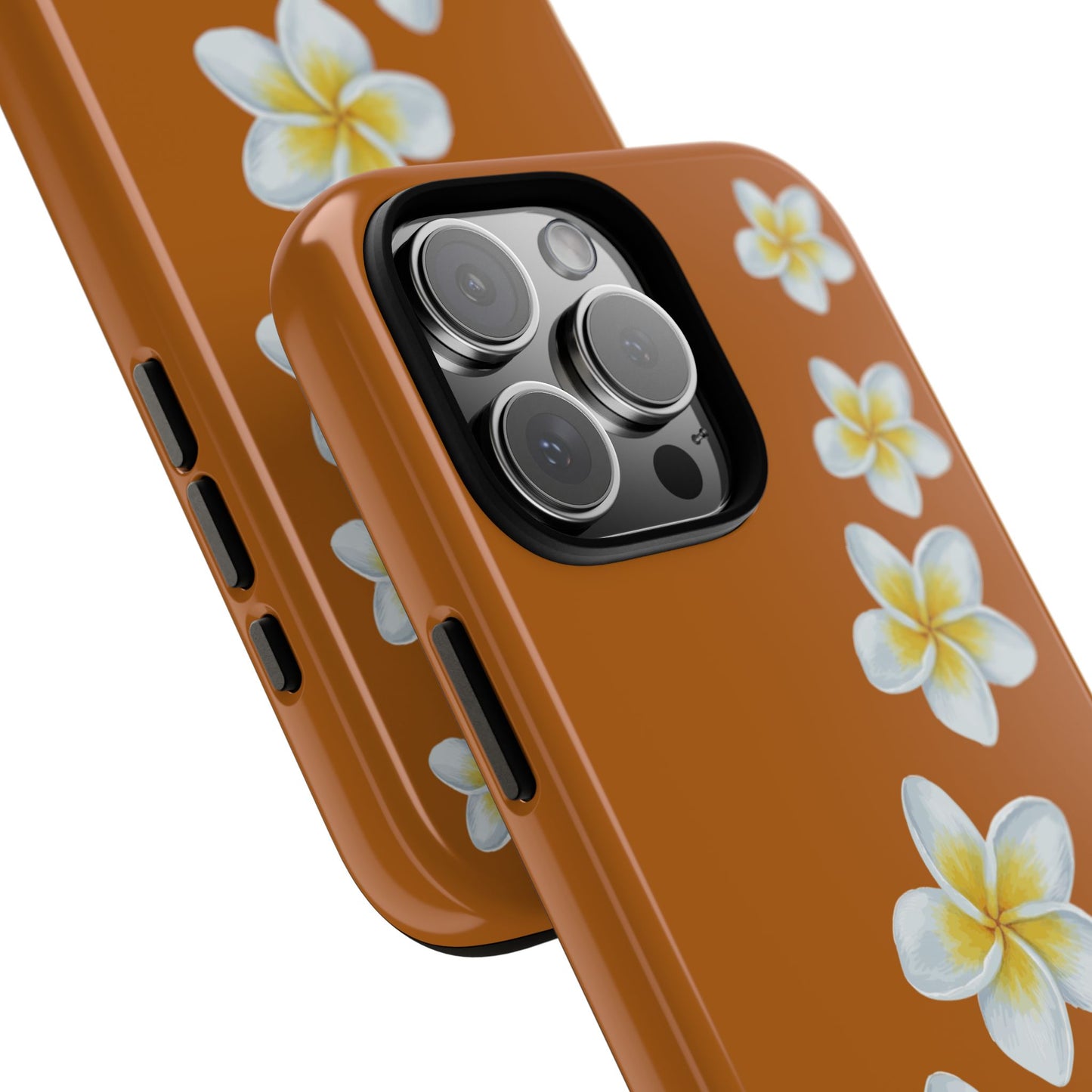 Flower Me Orange Durable Phone Cases