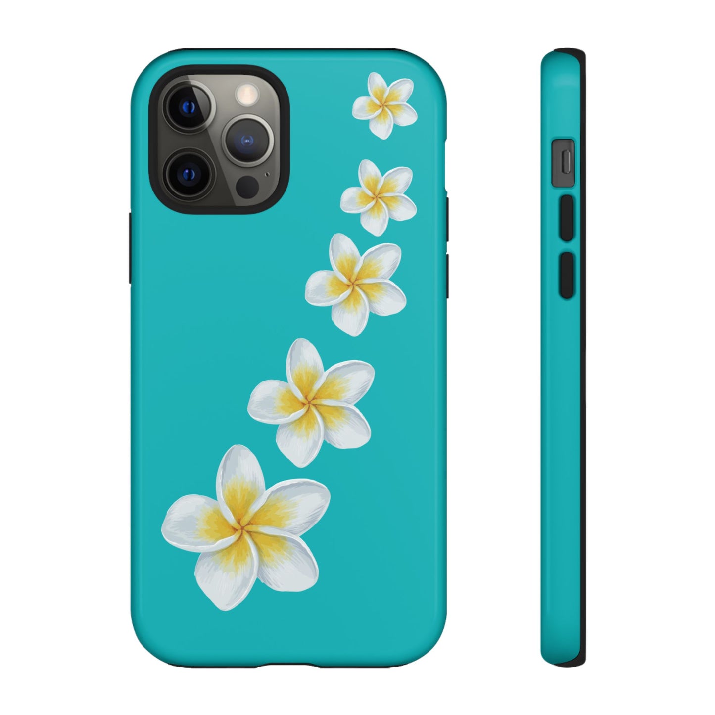 Flower Me Blue Durable Phone Case