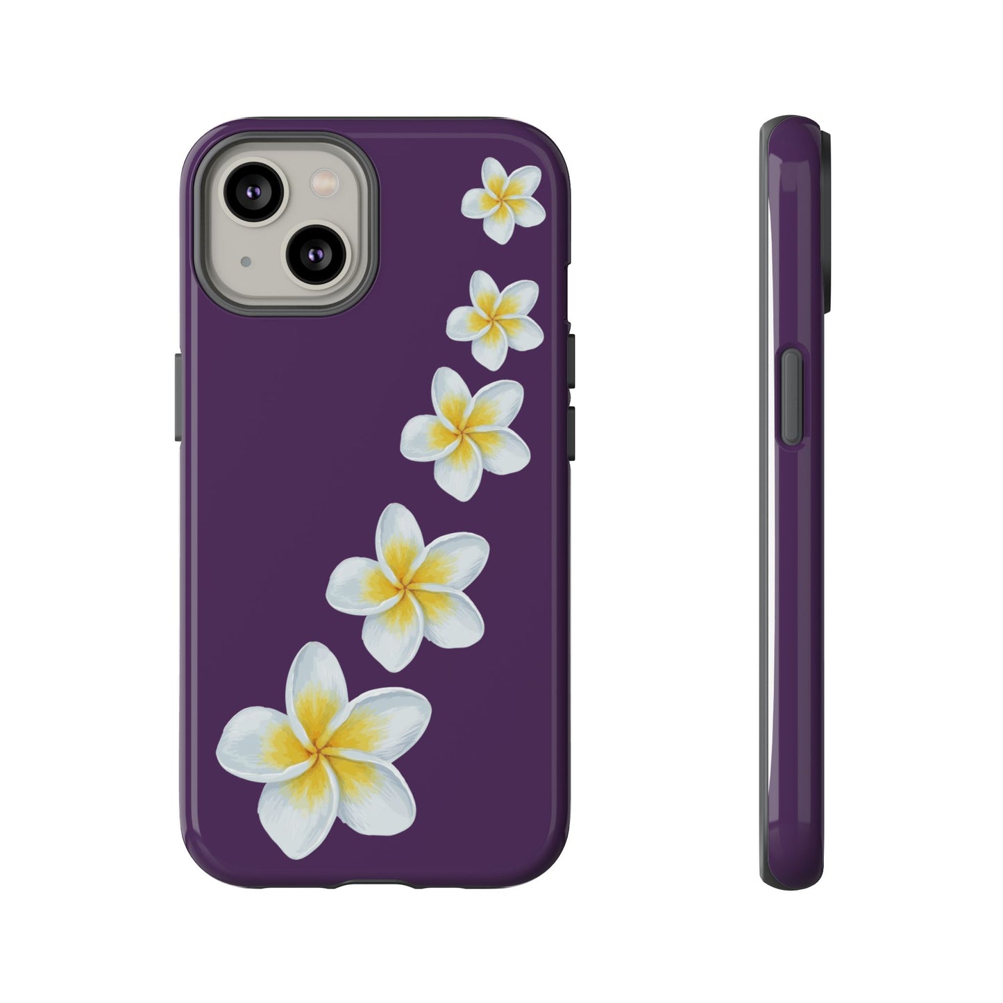 Flower Me Purple Durable Phone Case