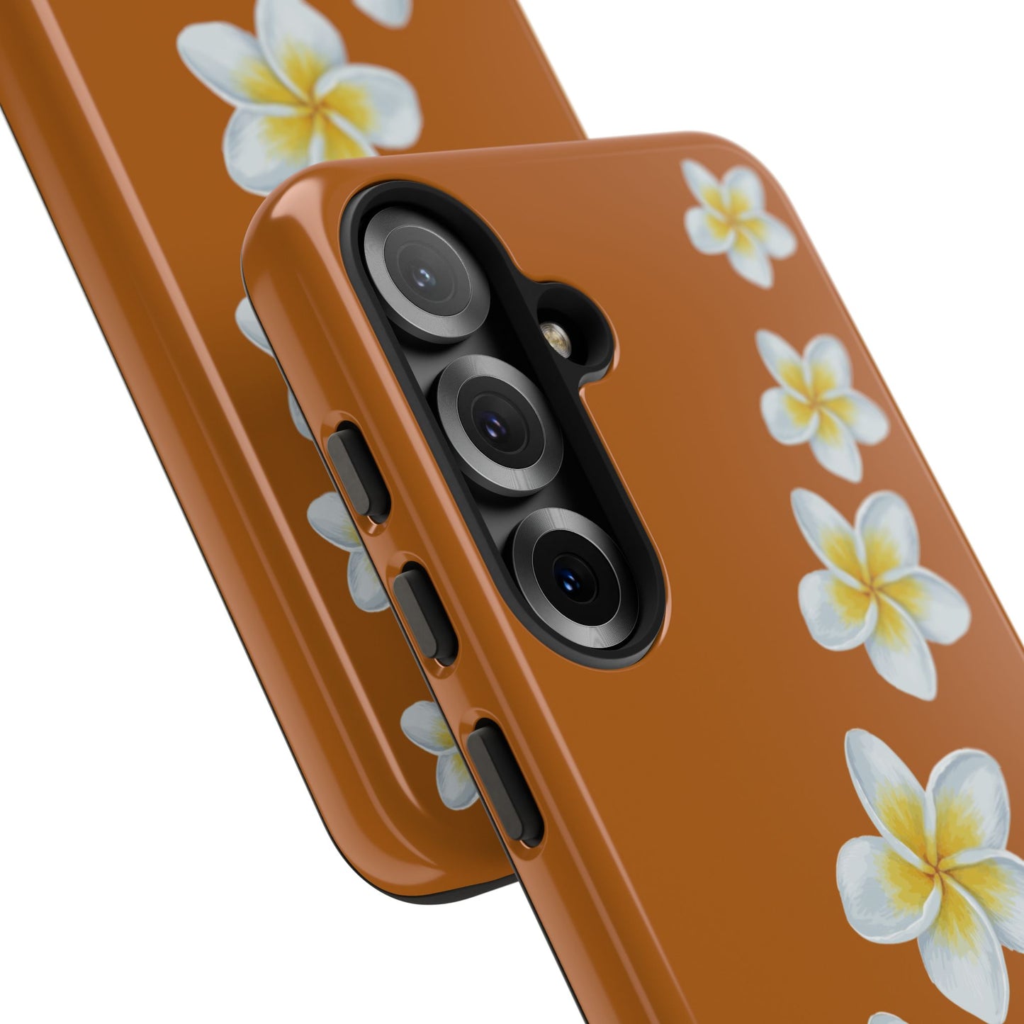 Flower Me Orange Durable Phone Cases