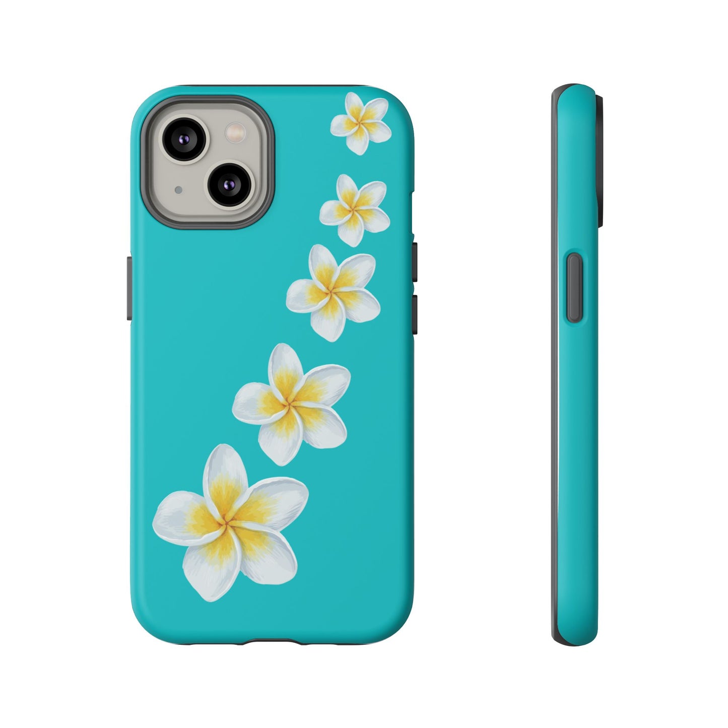 Flower Me Blue Durable Phone Case
