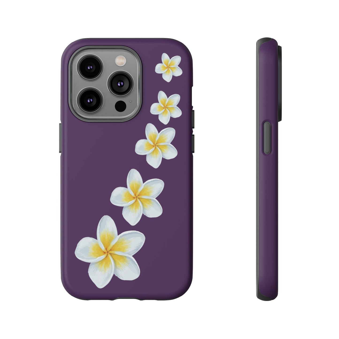 Flower Me Purple Durable Phone Case