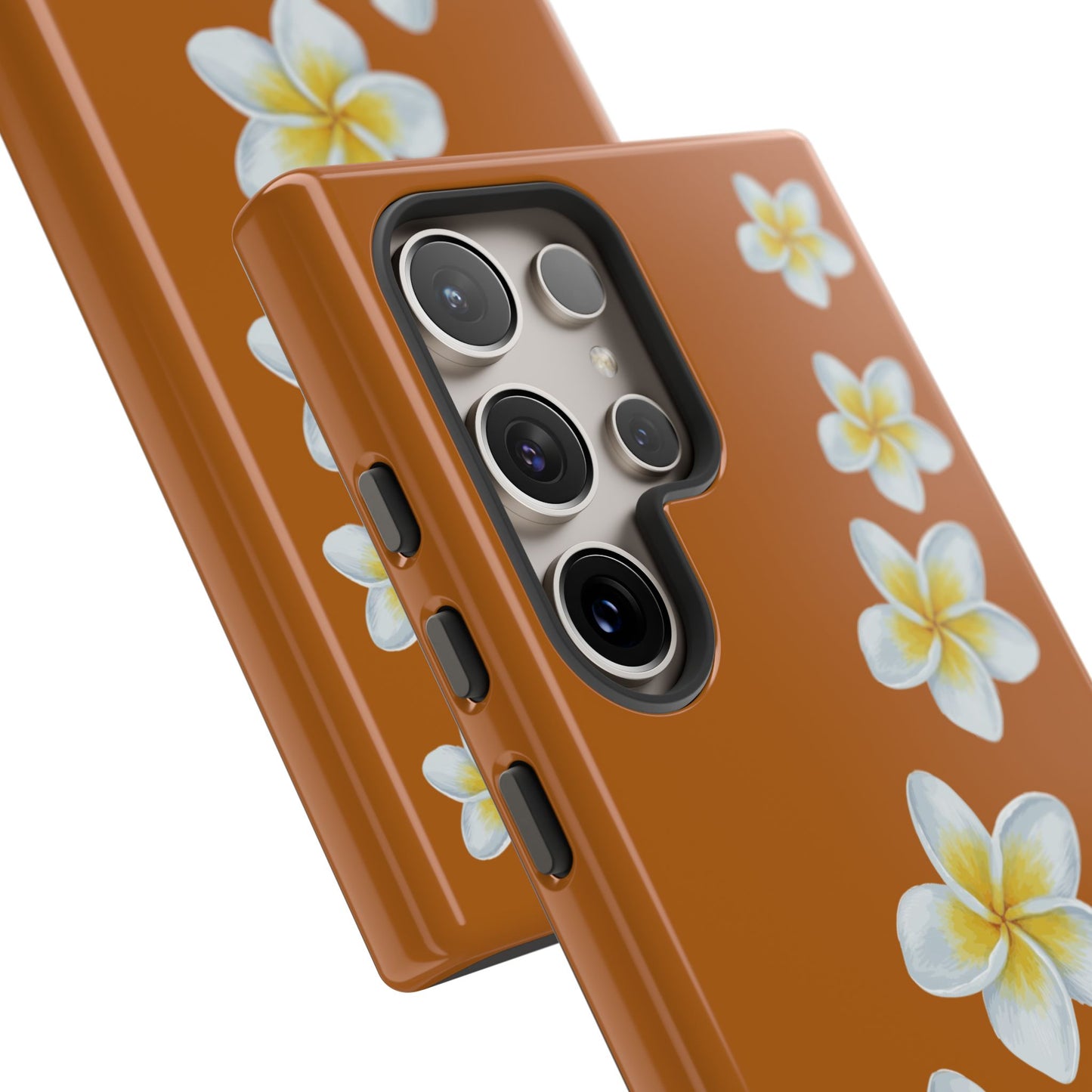 Flower Me Orange Durable Phone Cases