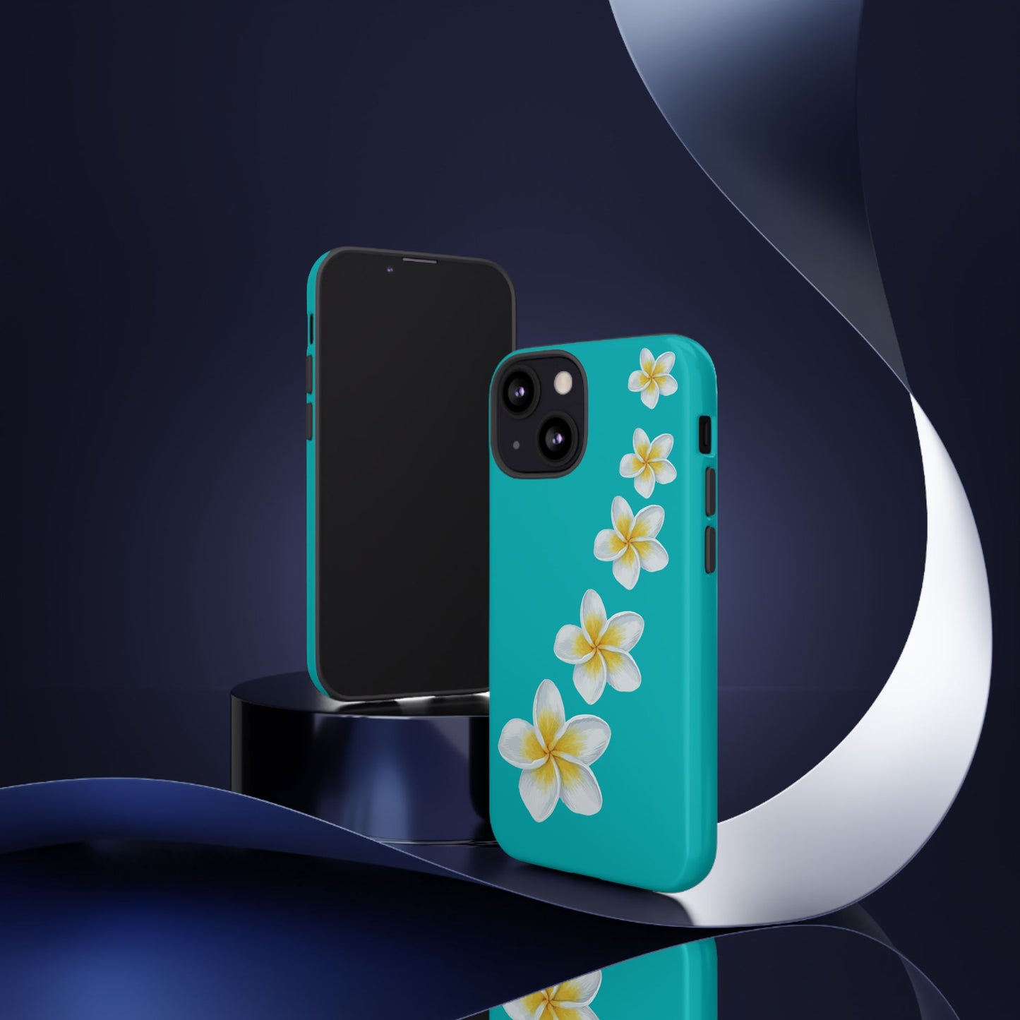 Flower Me Blue Durable Phone Case