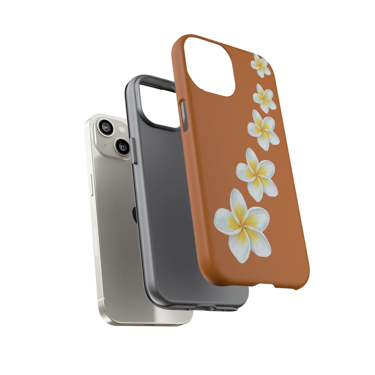 Flower Me Orange Durable Phone Cases