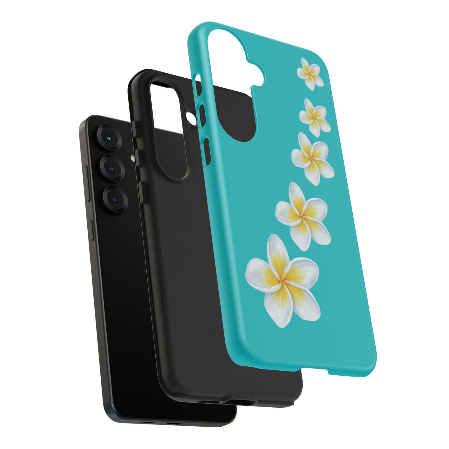 Flower Me Blue Durable Phone Case