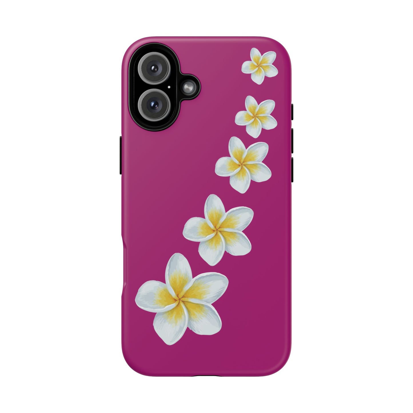 Flower Me Fuchsia Durable Phone Case