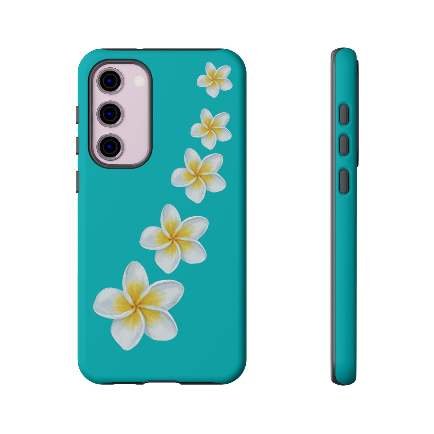 Flower Me Blue Durable Phone Case