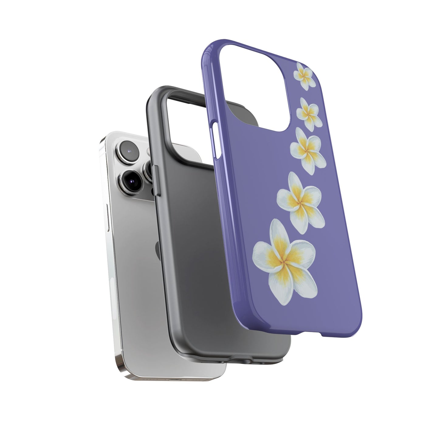 Flower Me Indigo Durable Phone Case