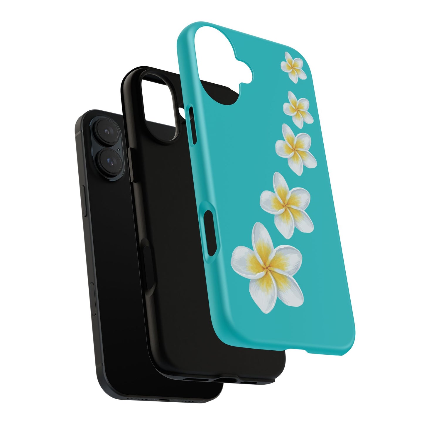Flower Me Blue Durable Phone Case