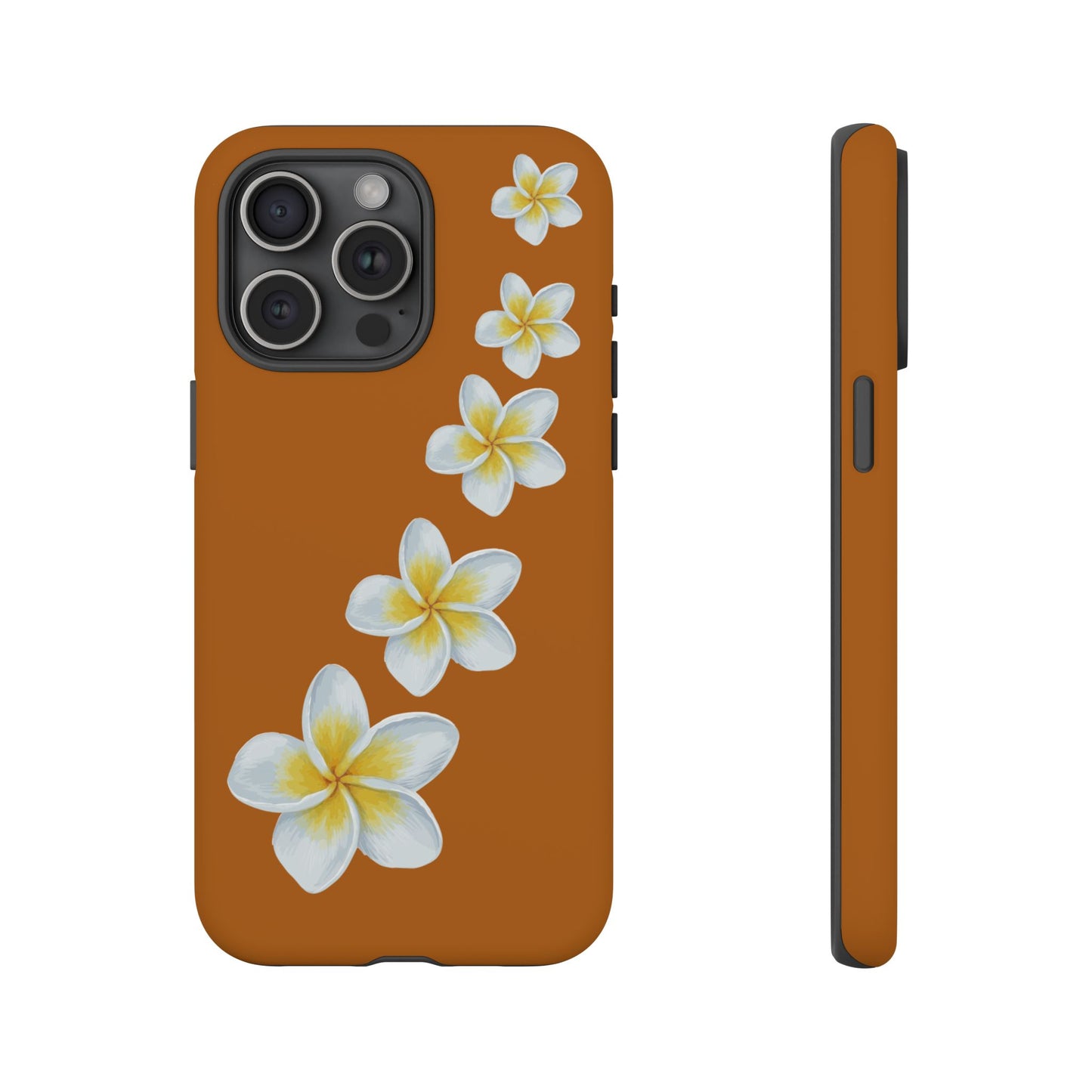Flower Me Orange Durable Phone Cases