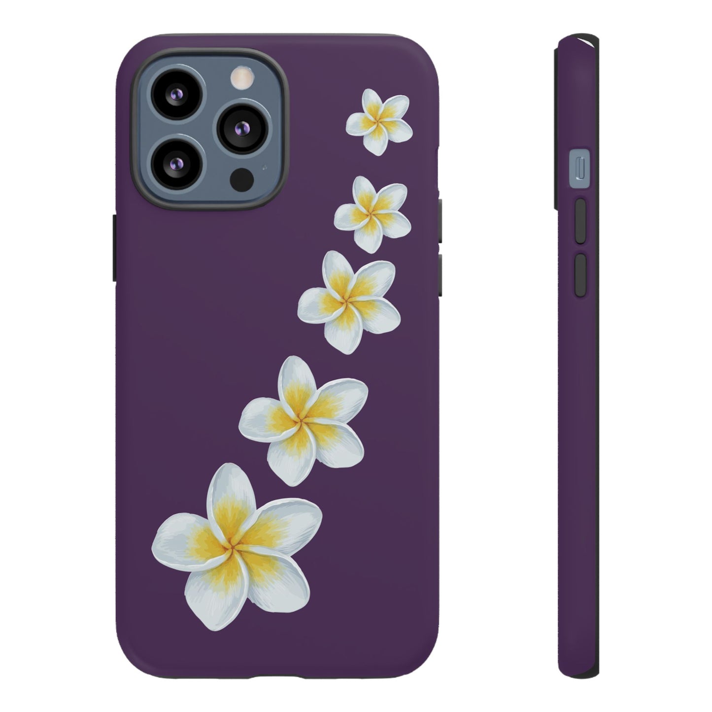 Flower Me Purple Durable Phone Case