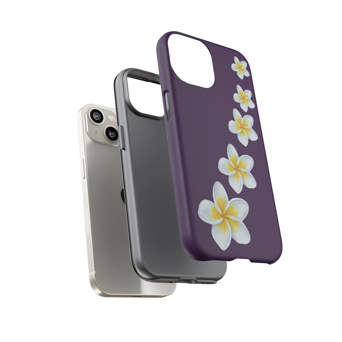 Flower Me Purple Durable Phone Case