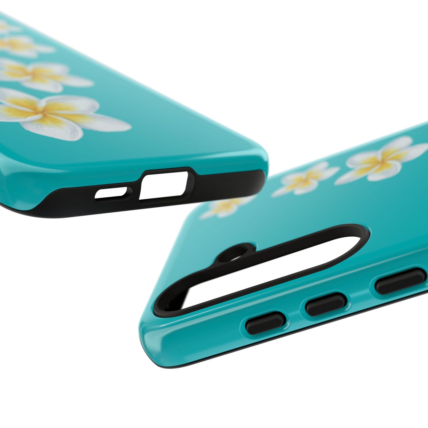 Flower Me Blue Durable Phone Case