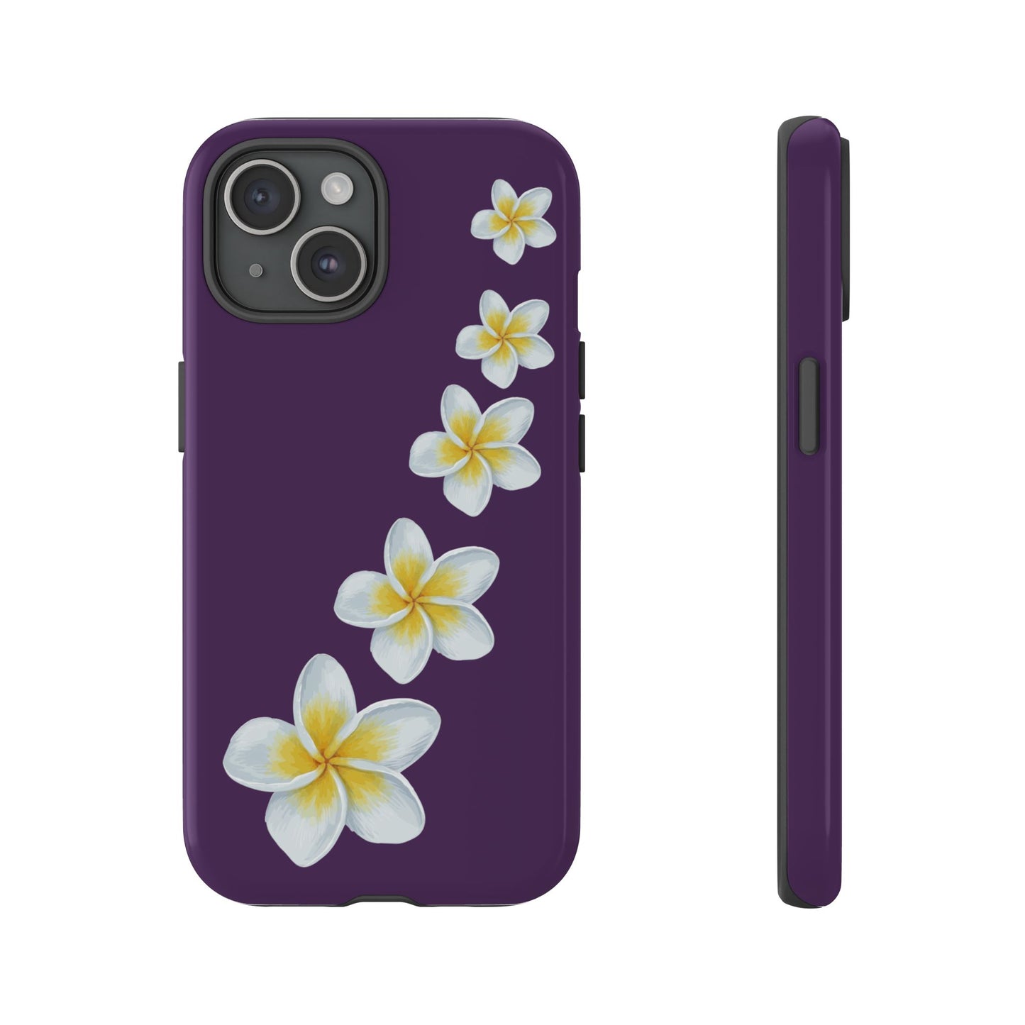 Flower Me Purple Durable Phone Case