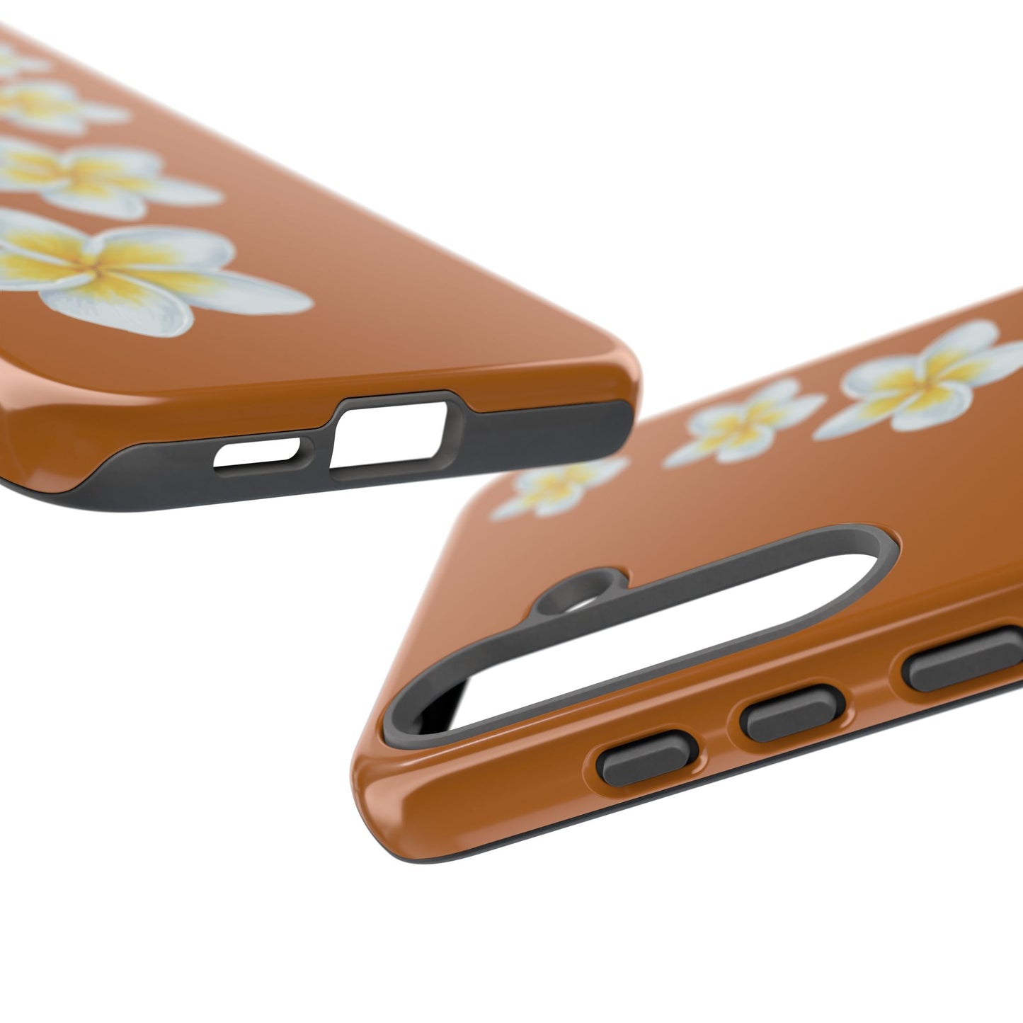 Flower Me Orange Durable Phone Cases