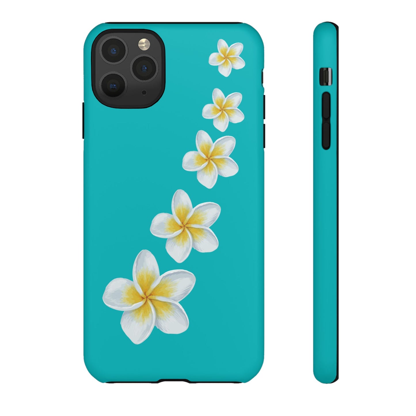 Flower Me Blue Durable Phone Case