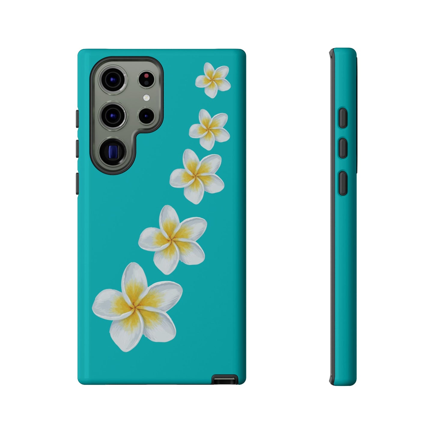 Flower Me Blue Durable Phone Case
