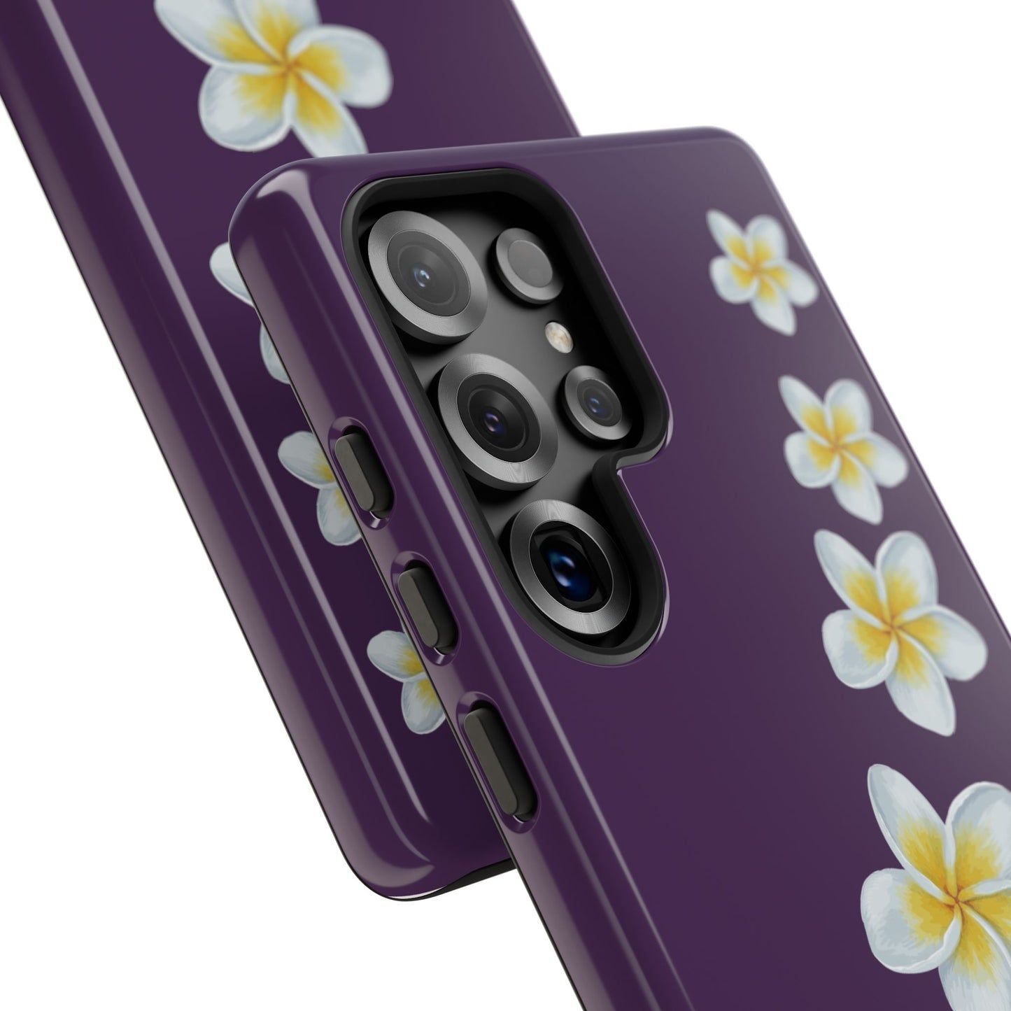 Flower Me Purple Durable Phone Case