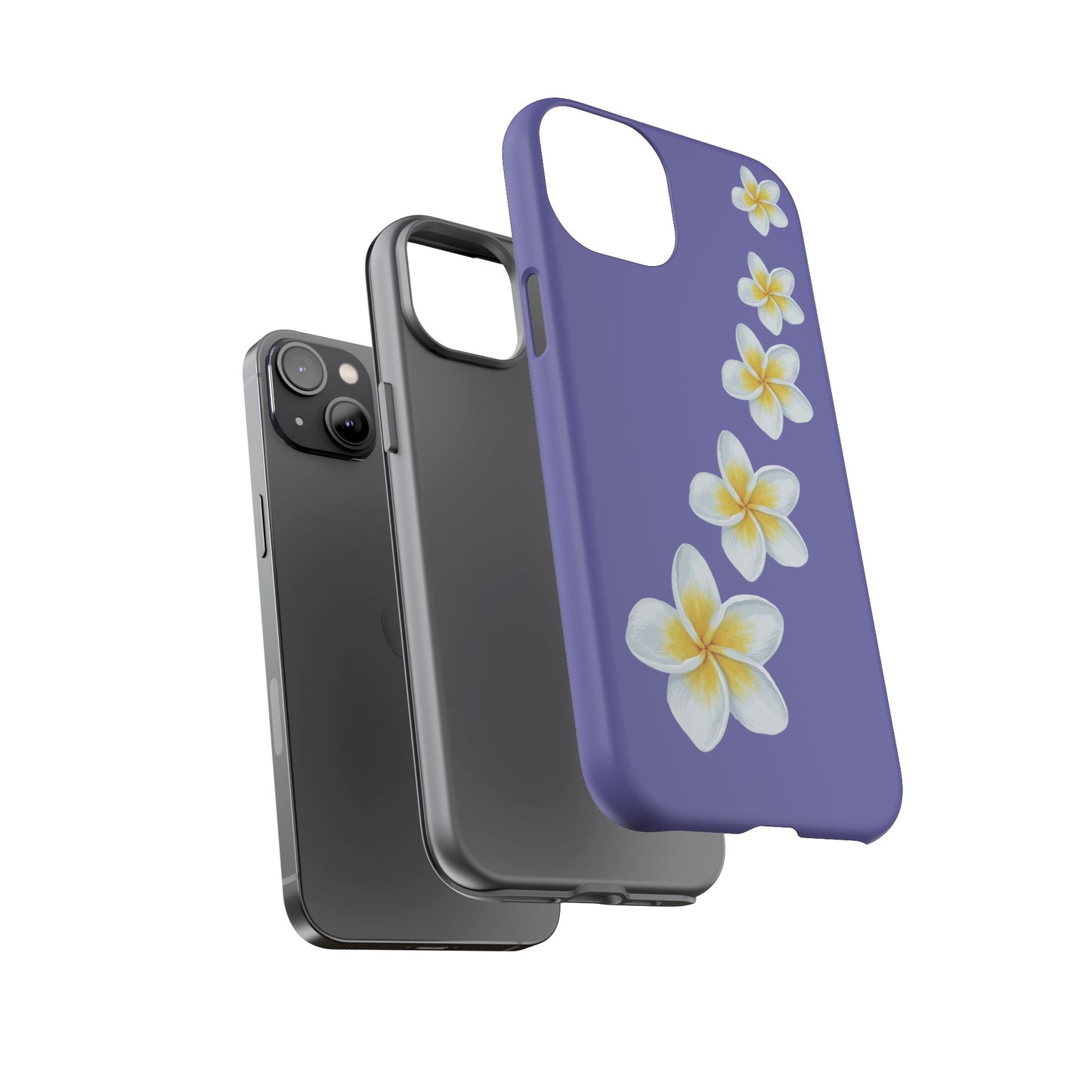 Flower Me Indigo Durable Phone Case