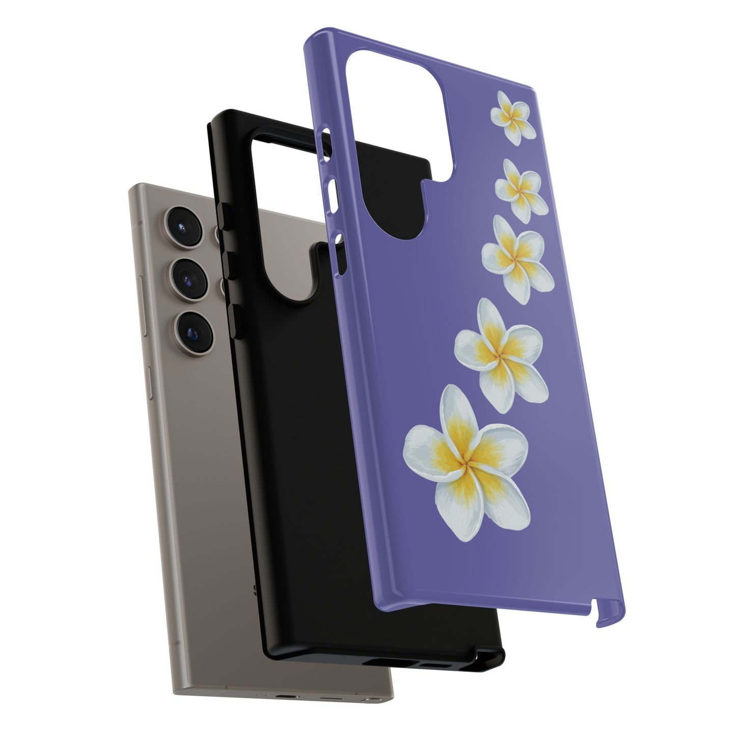 Flower Me Indigo Durable Phone Case