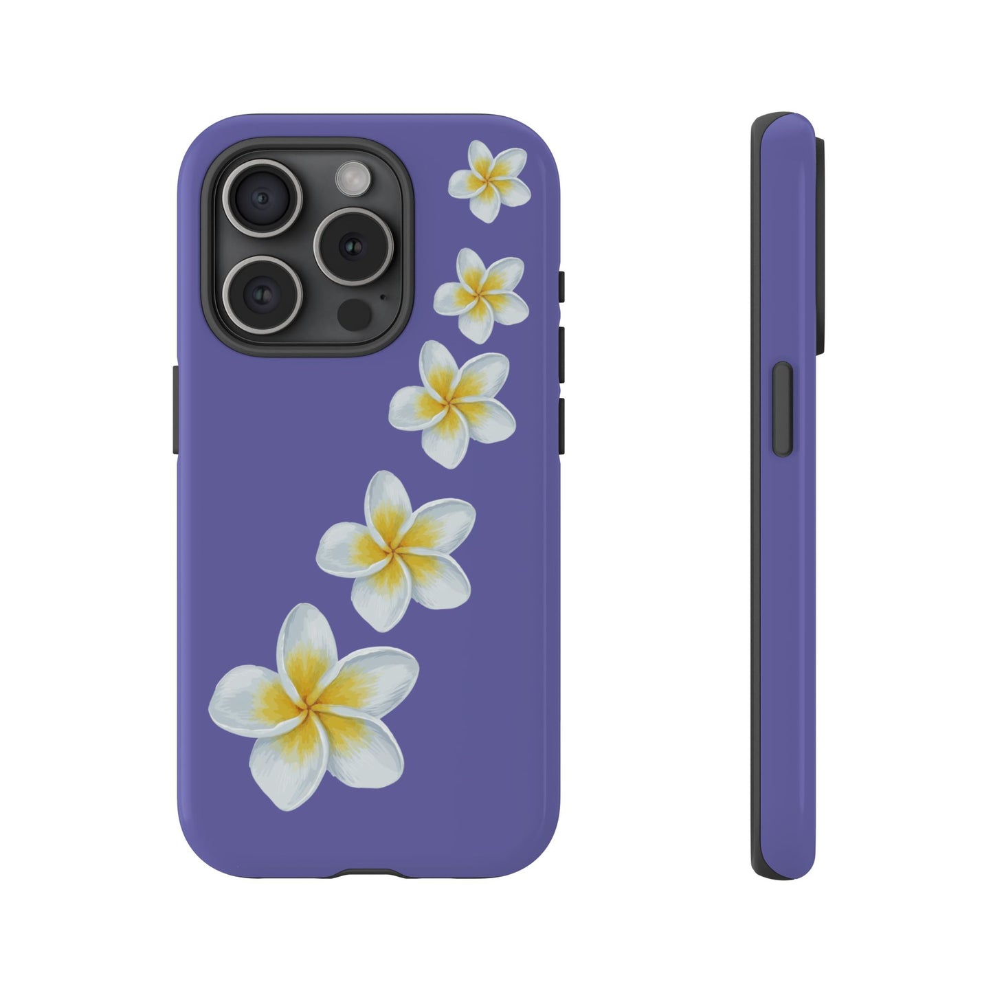Flower Me Indigo Durable Phone Case