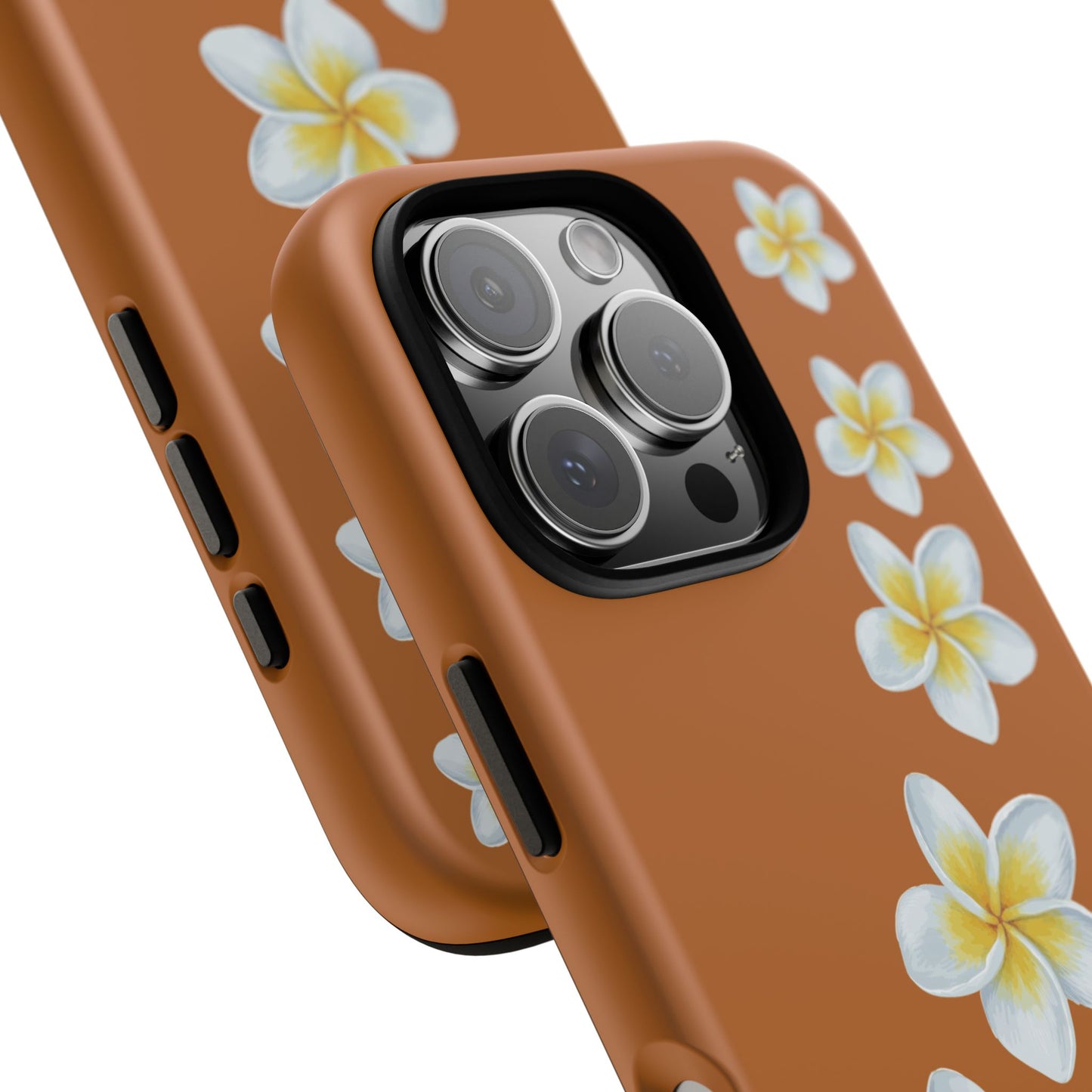 Flower Me Orange Durable Phone Cases