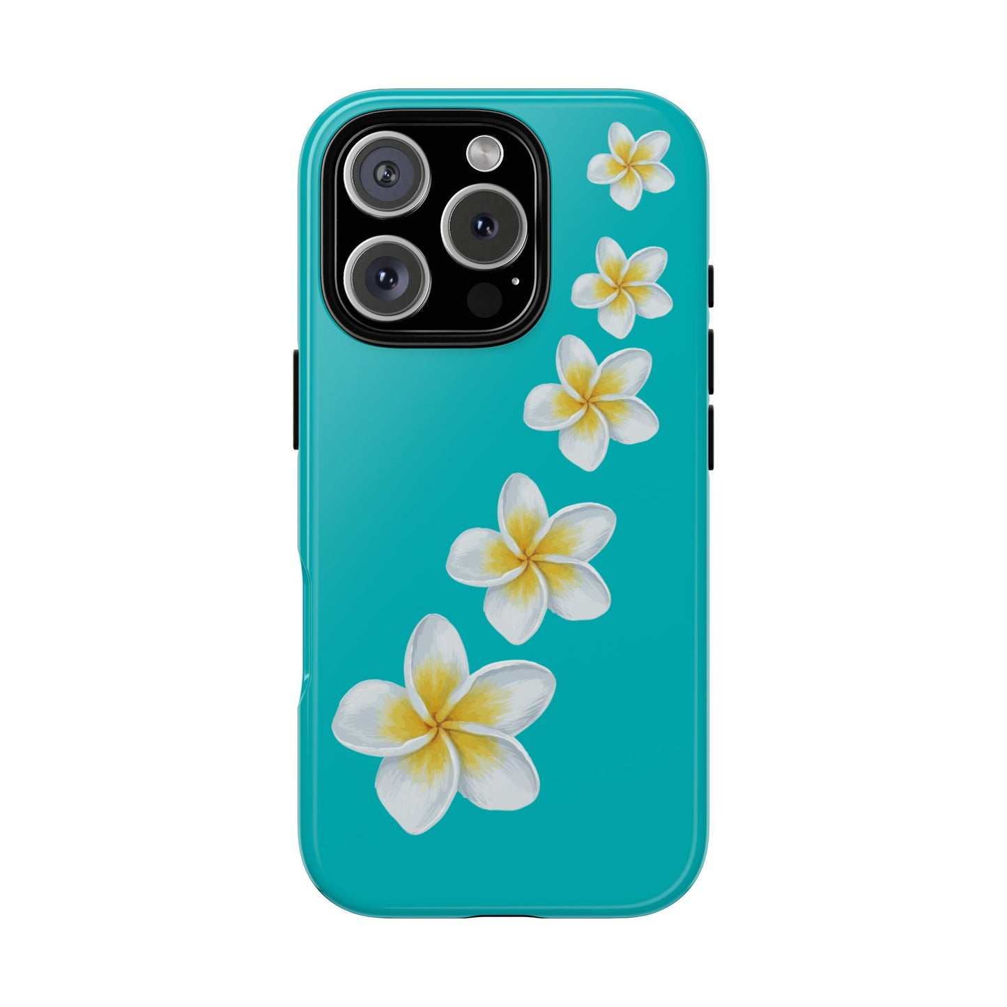 Flower Me Blue Durable Phone Case