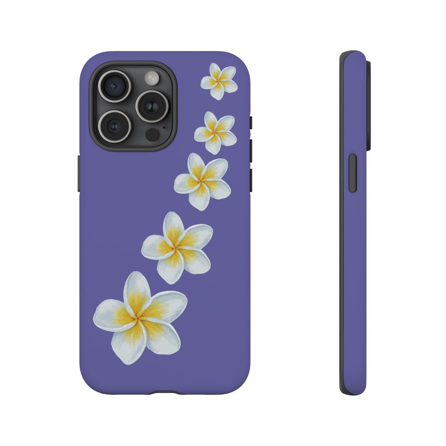 Flower Me Indigo Durable Phone Case
