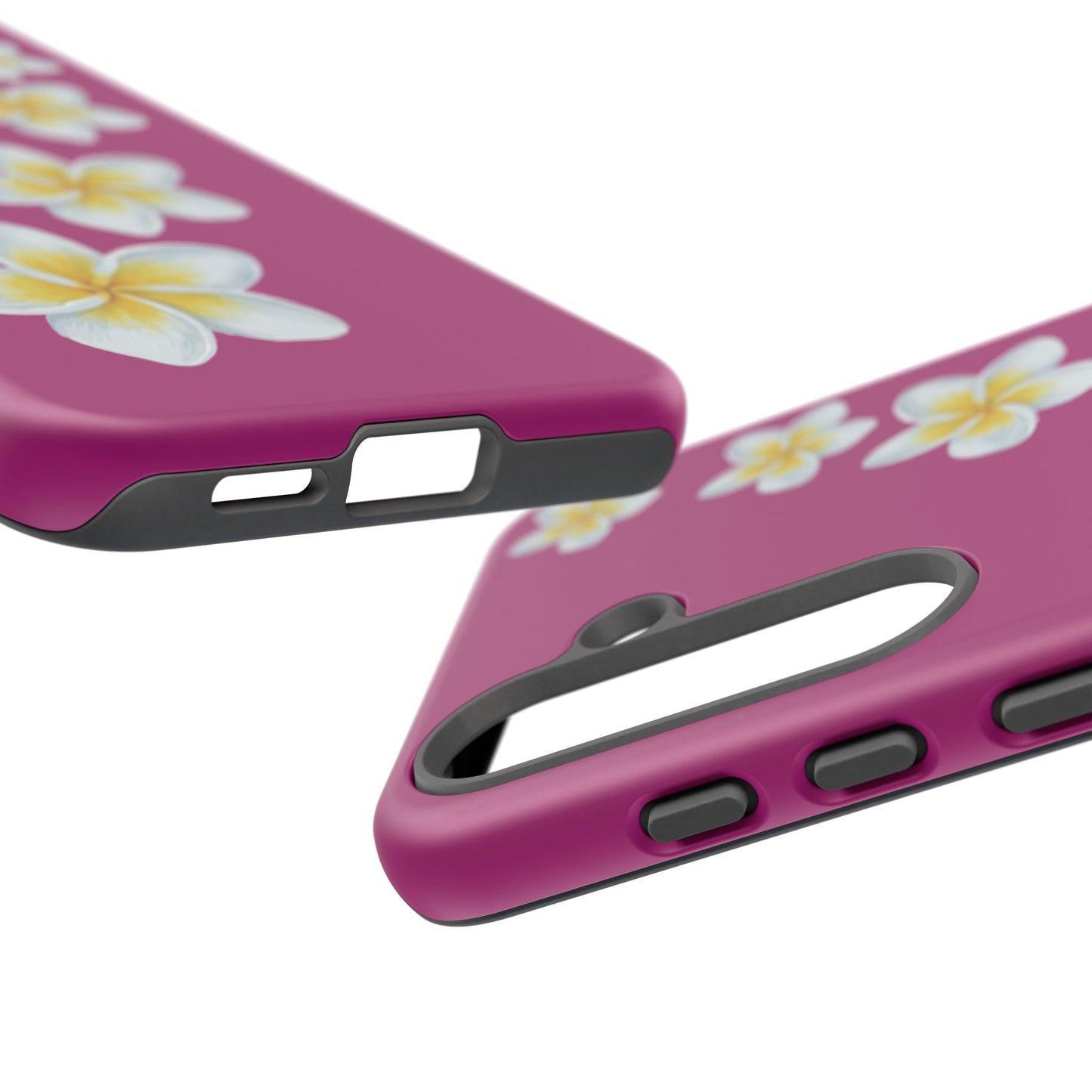 Flower Me Fuchsia Durable Phone Case