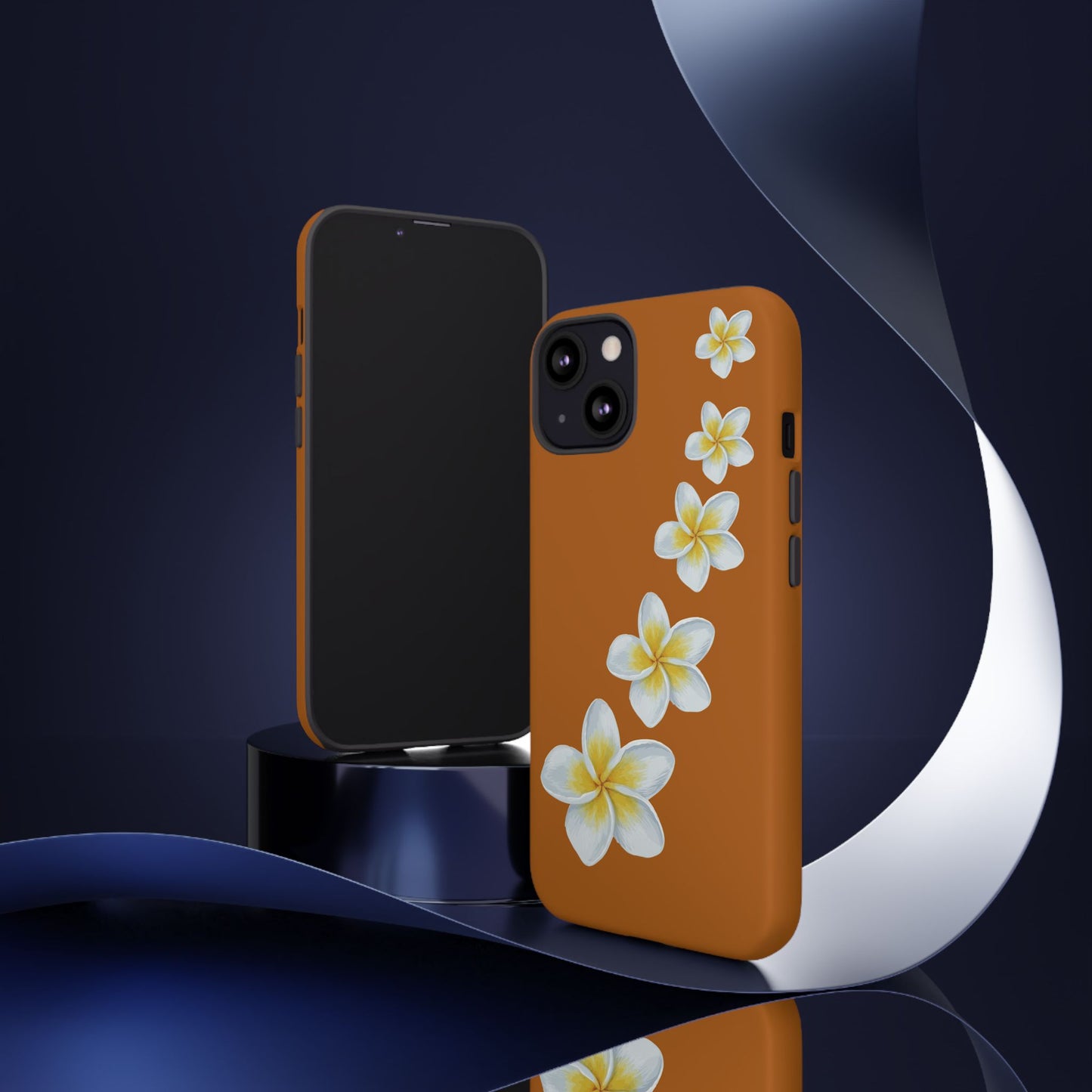 Flower Me Orange Durable Phone Cases
