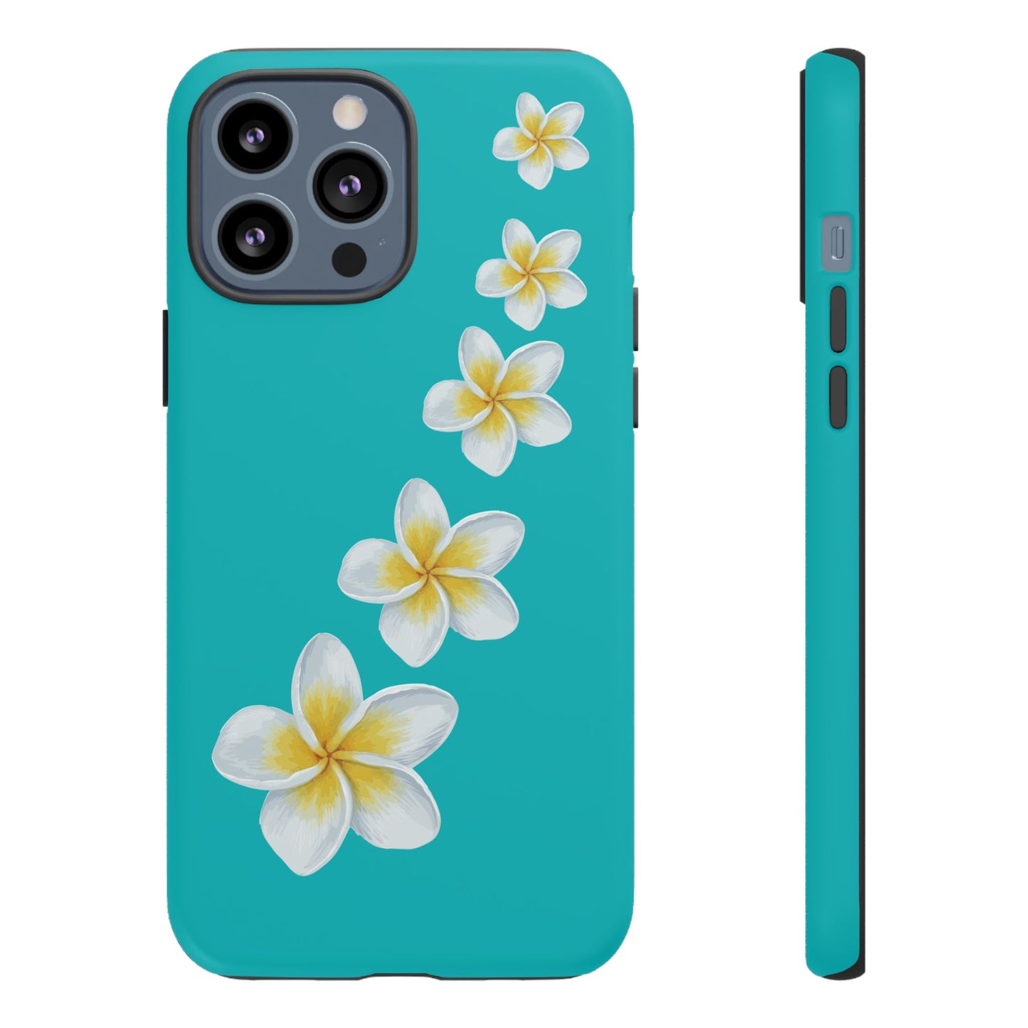 Flower Me Blue Durable Phone Case