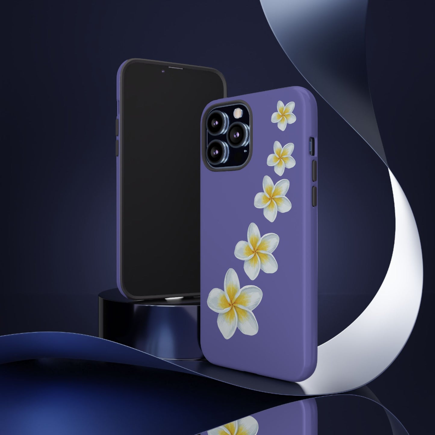 Flower Me Indigo Durable Phone Case