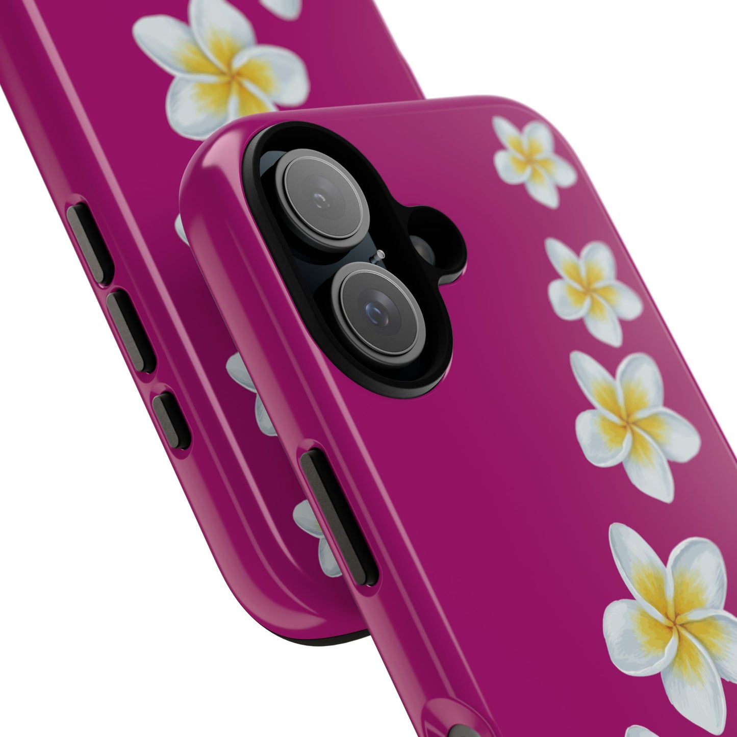 Flower Me Fuchsia Durable Phone Case