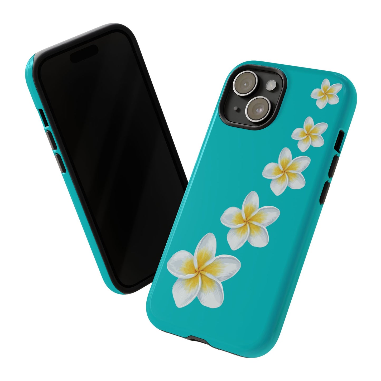 Flower Me Blue Durable Phone Case