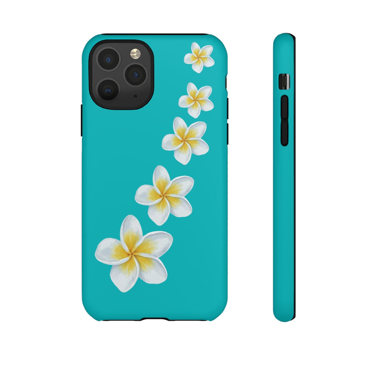 Flower Me Blue Durable Phone Case