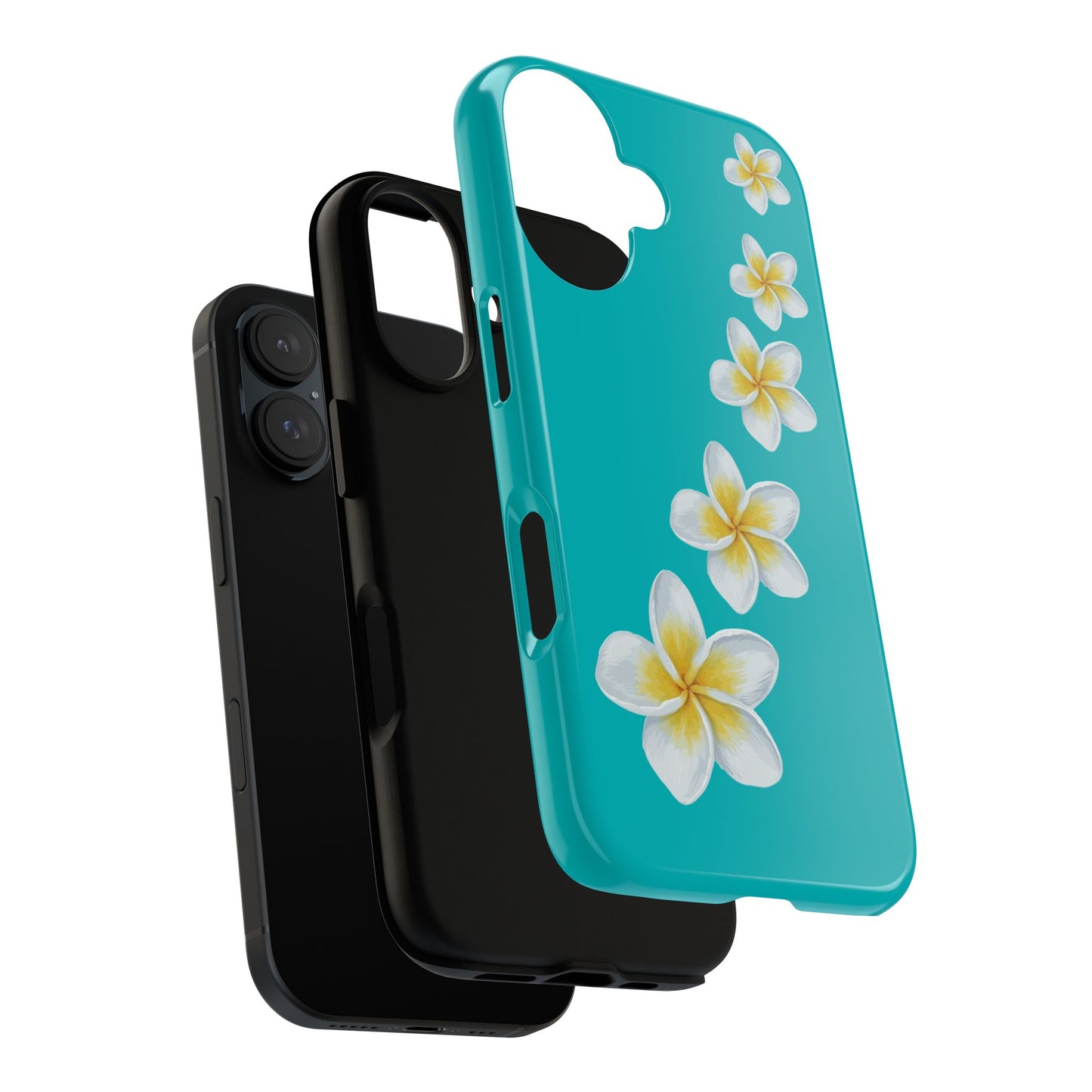 Flower Me Blue Durable Phone Case