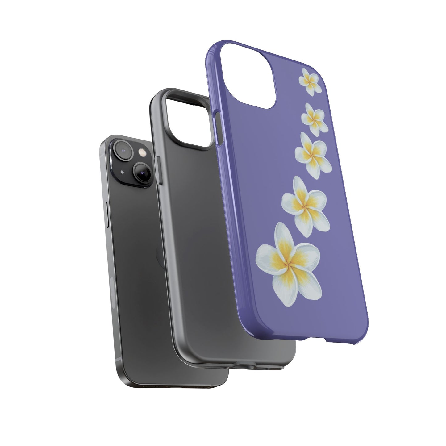 Flower Me Indigo Durable Phone Case