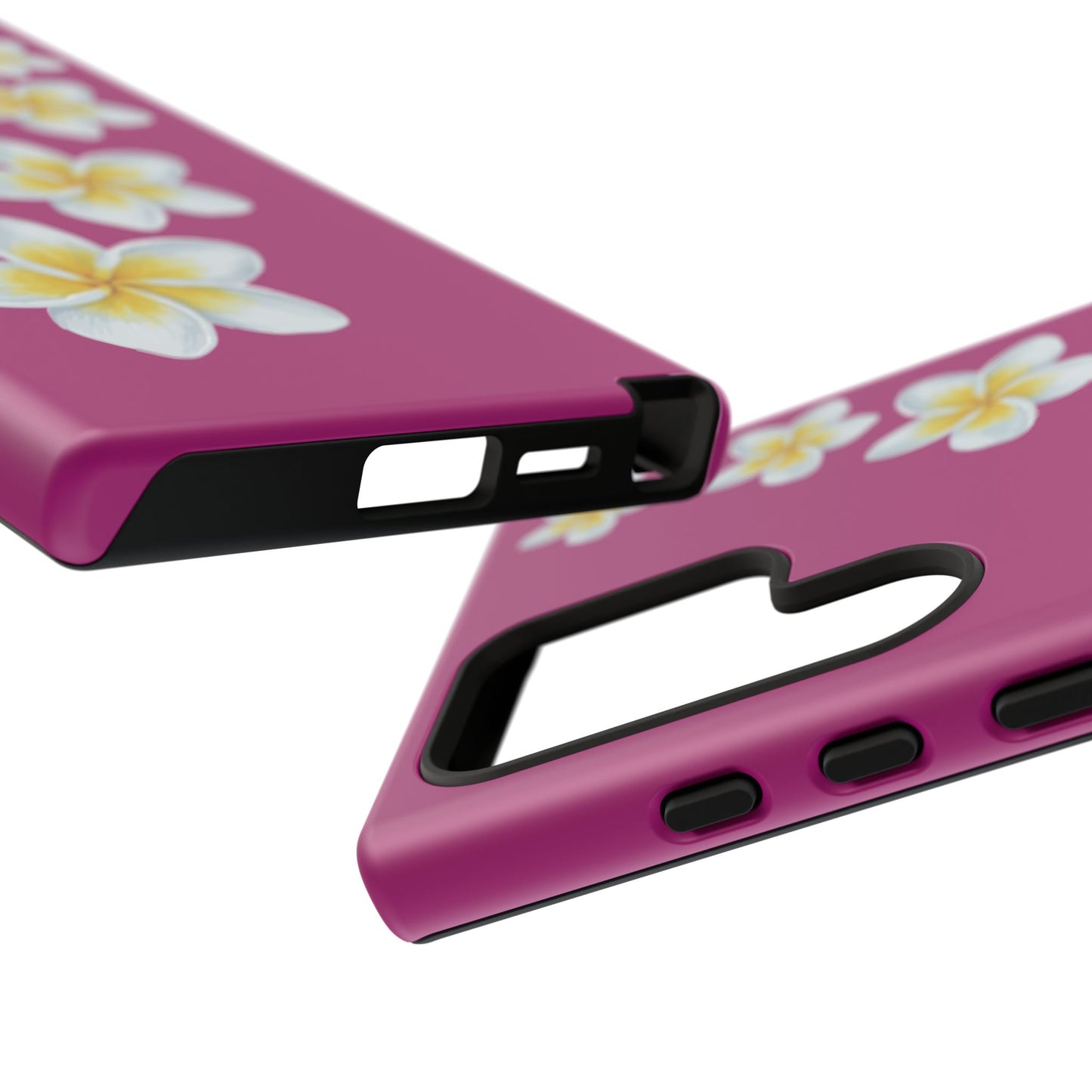 Flower Me Fuchsia Durable Phone Case