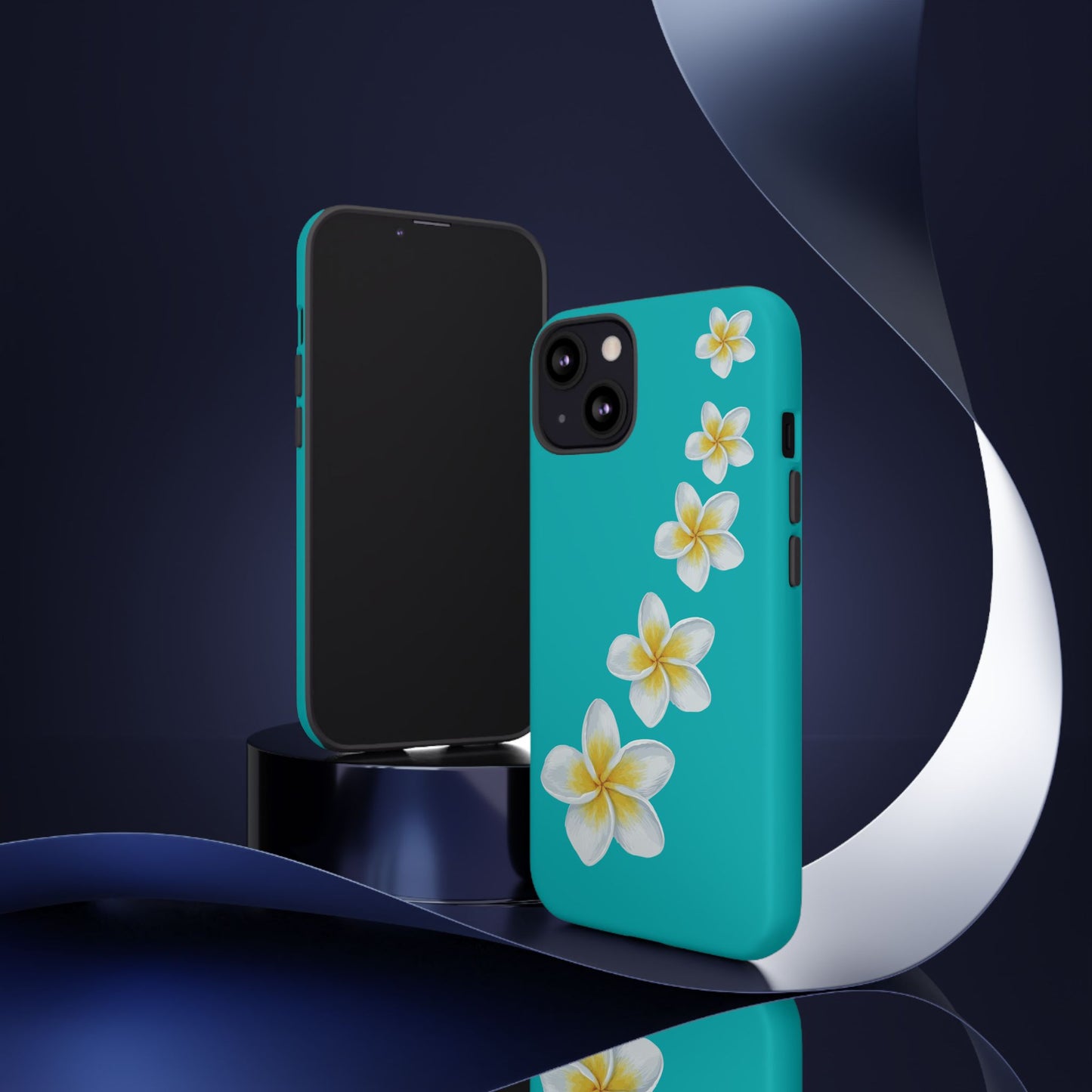 Flower Me Blue Durable Phone Case