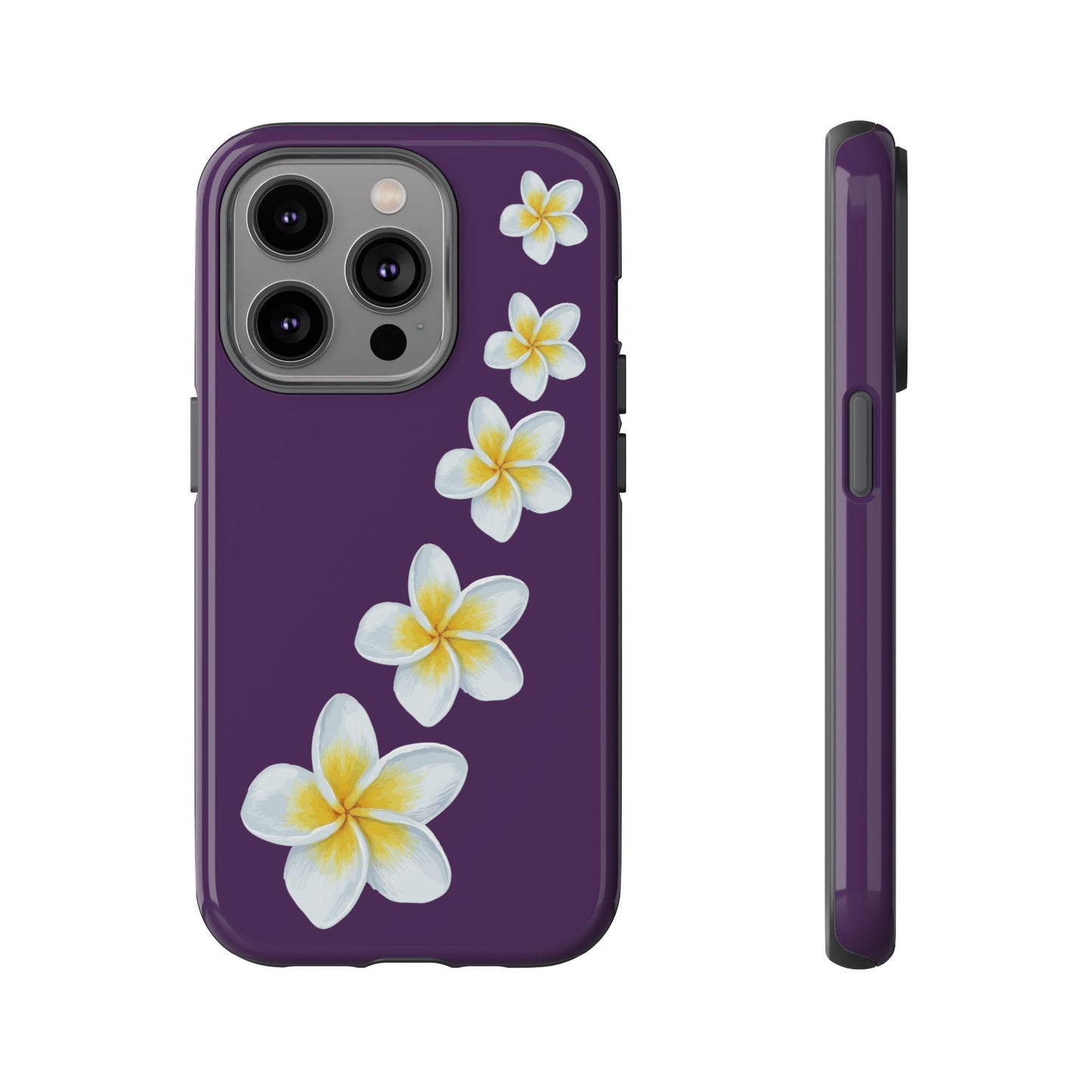 Flower Me Purple Durable Phone Case