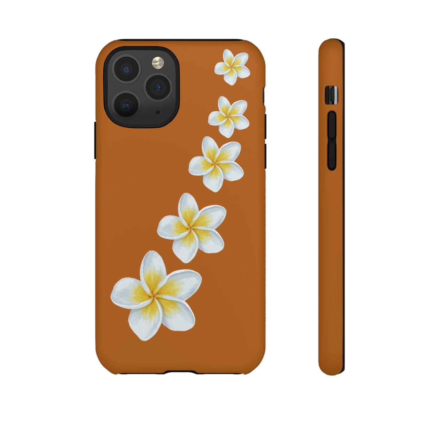 Flower Me Orange Durable Phone Cases