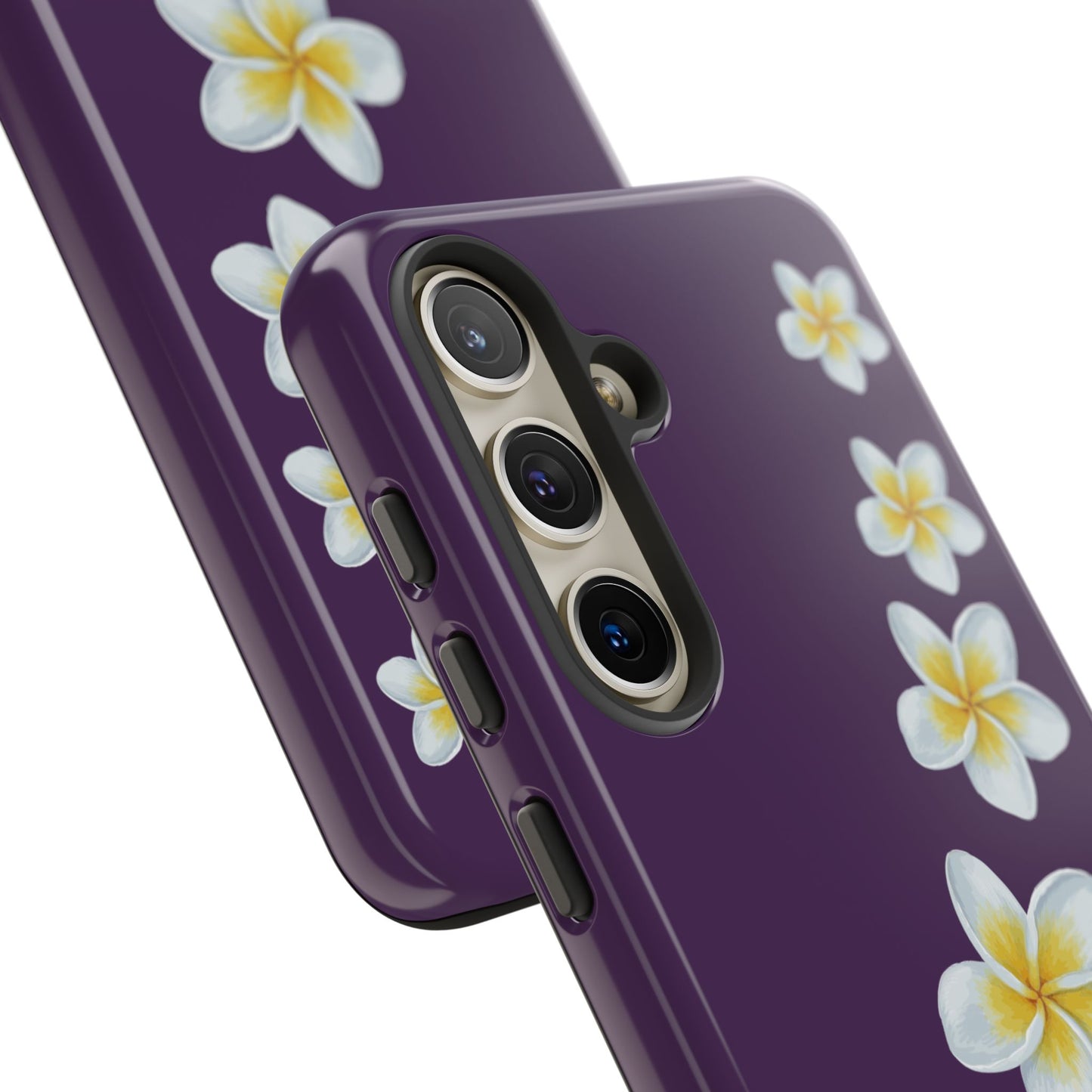Flower Me Purple Durable Phone Case