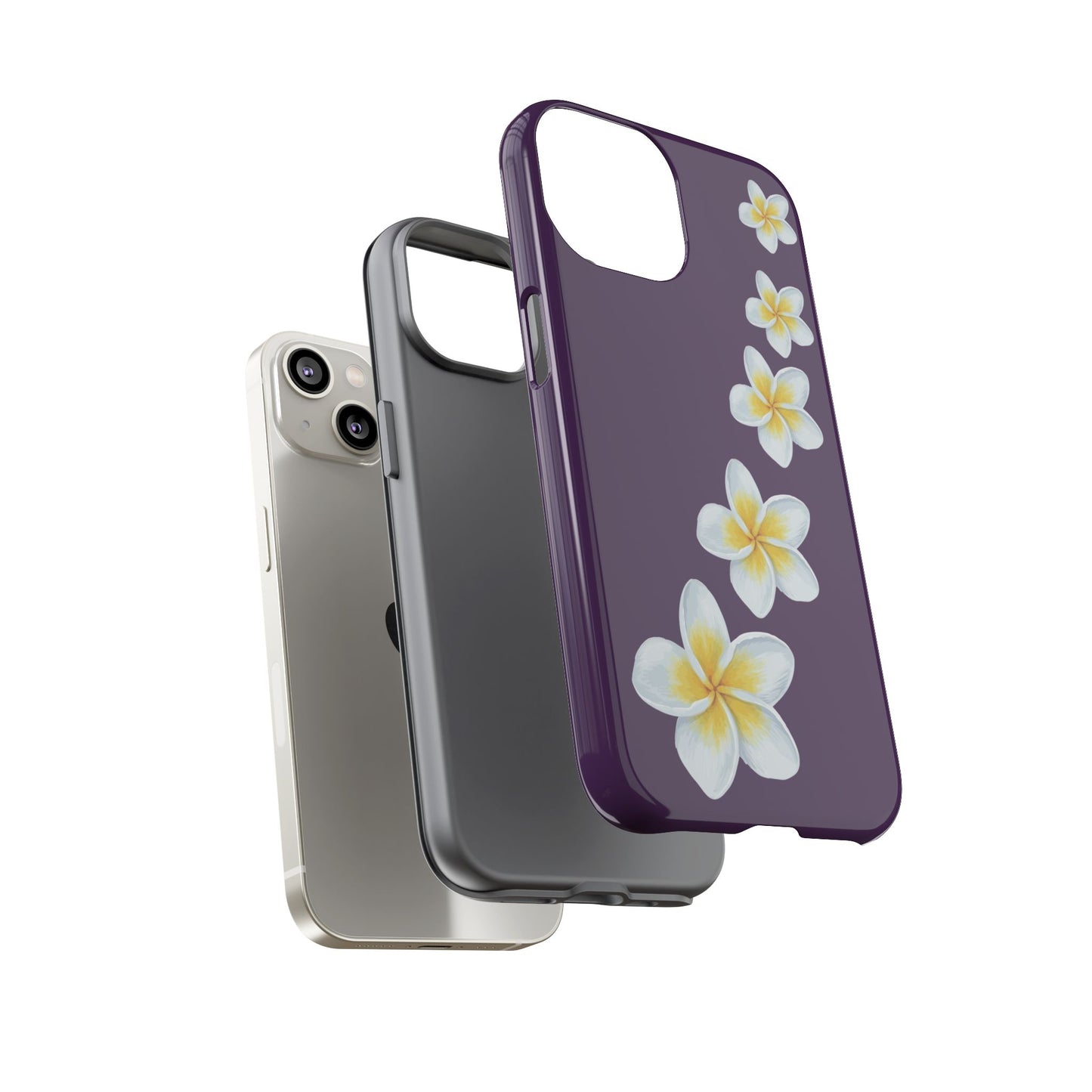 Flower Me Purple Durable Phone Case