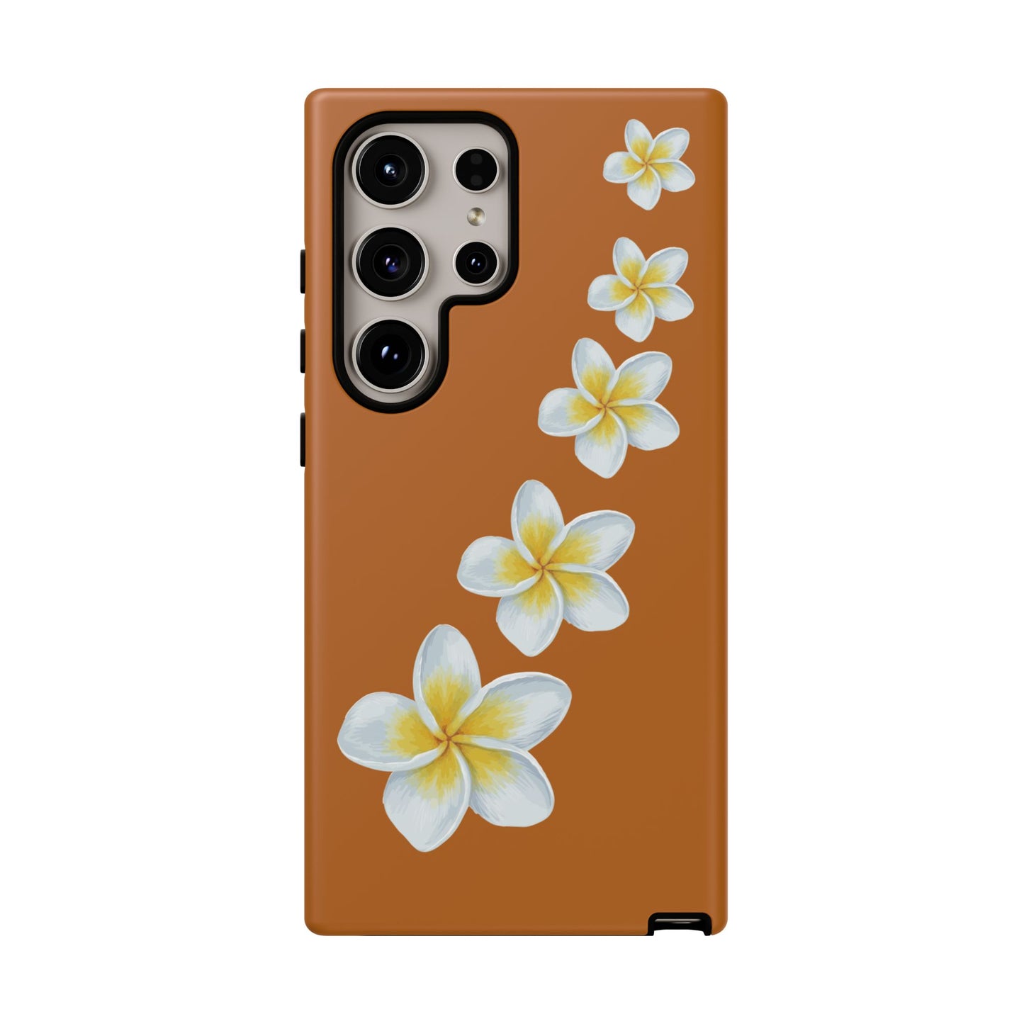 Flower Me Orange Durable Phone Cases