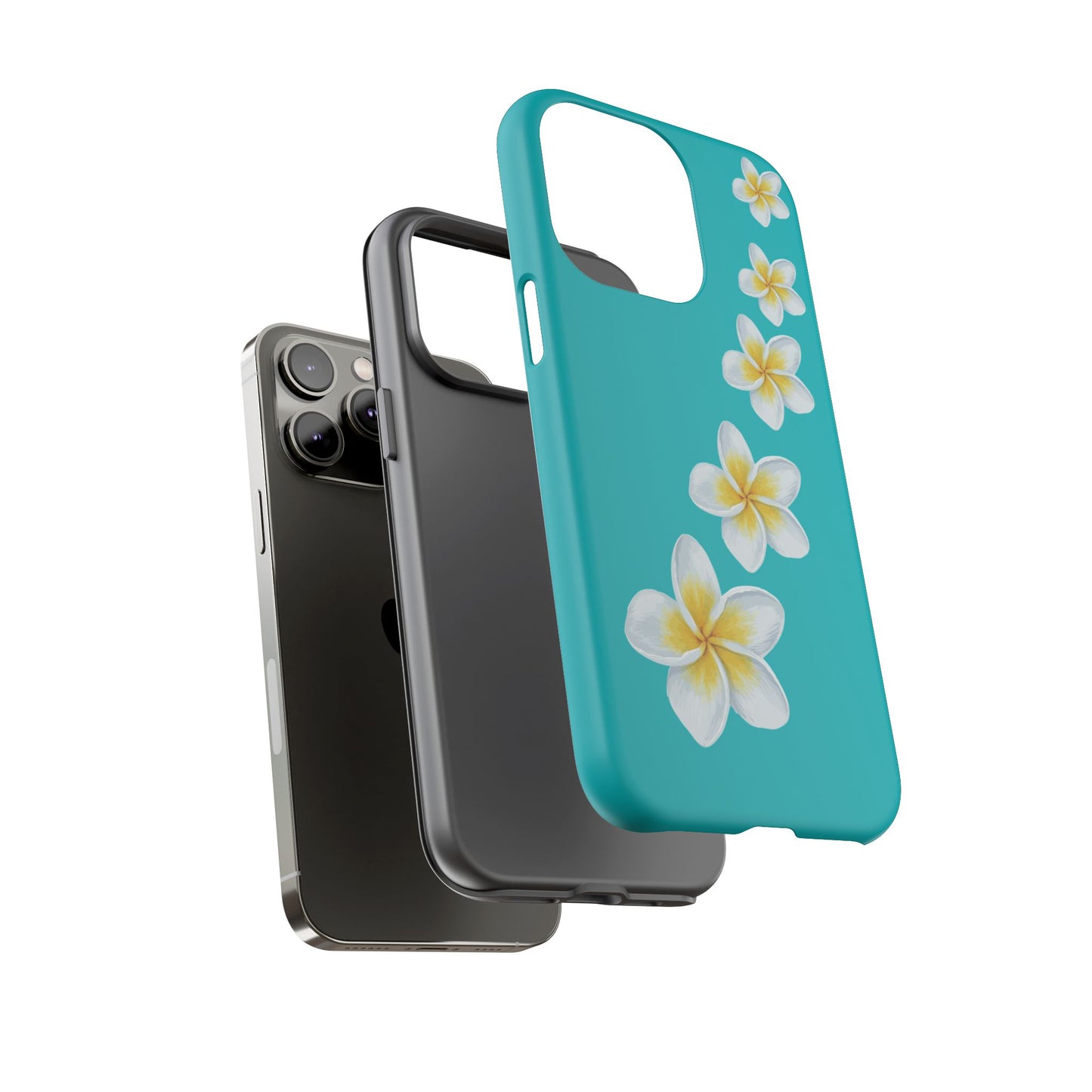 Flower Me Blue Durable Phone Case